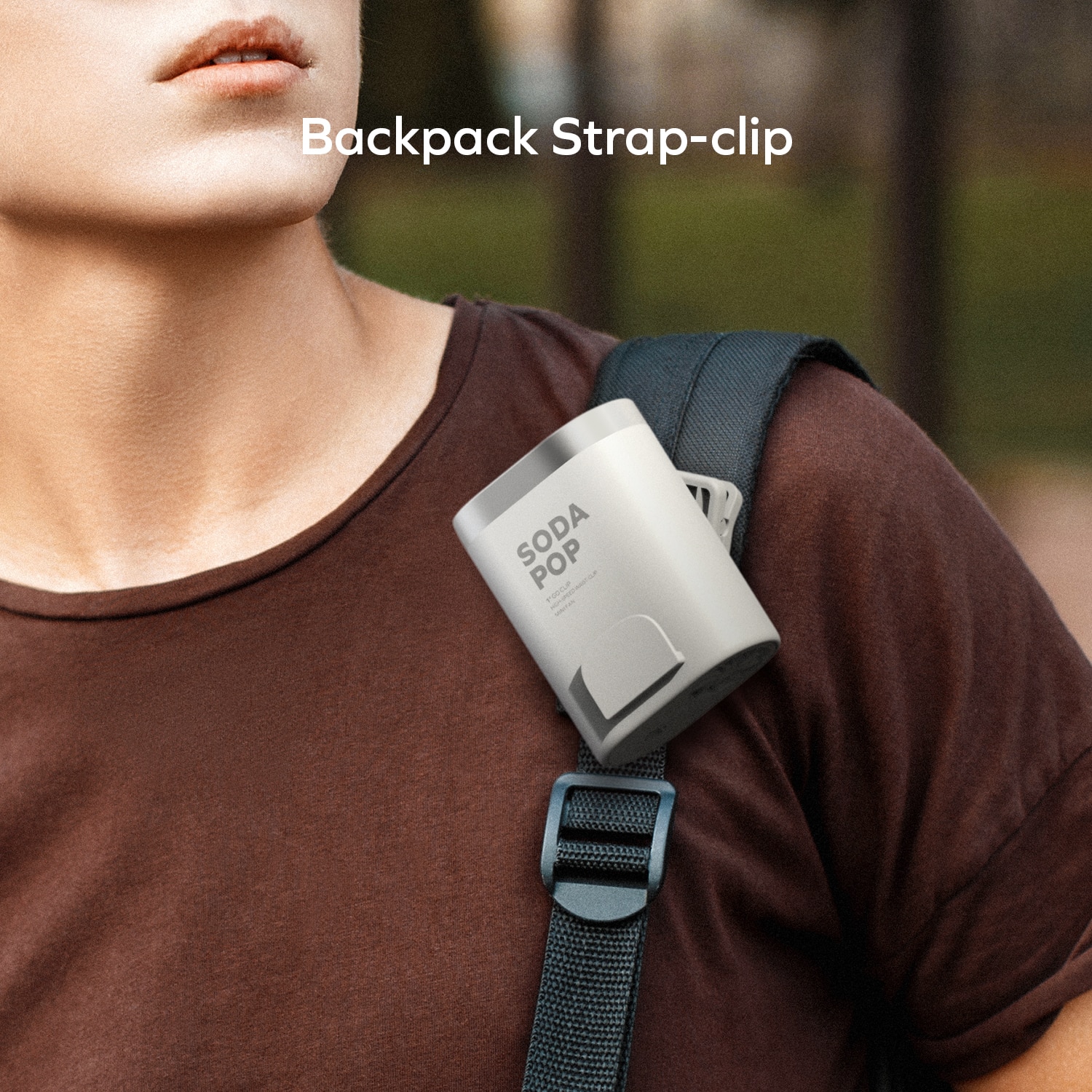 Momax IF23 ﻿1°GO CLIP High-Speed Waist-Clip Mini Fan