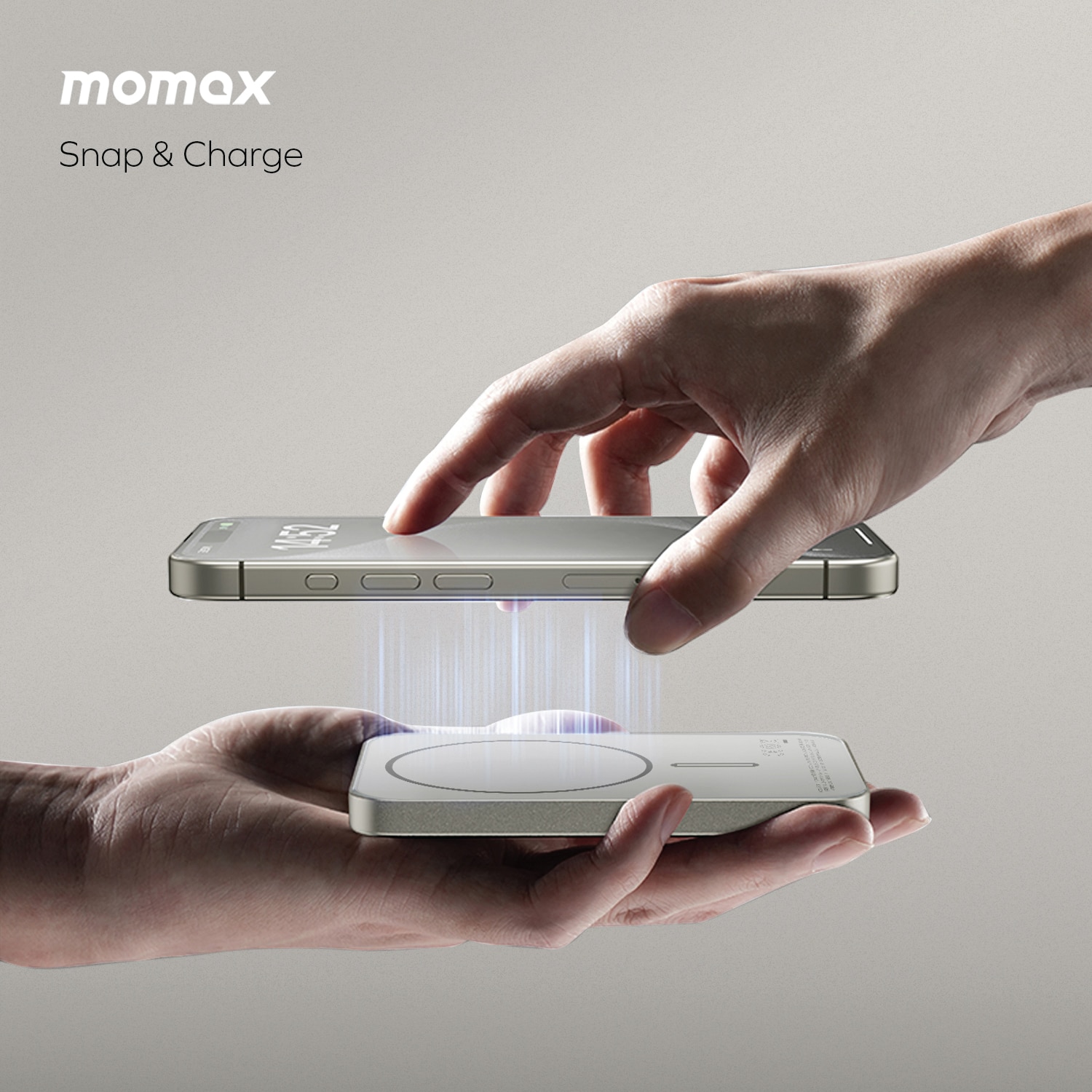 Momax Q.Mag X 5000mAh magnetic wireless battery pack - Add-on price $199