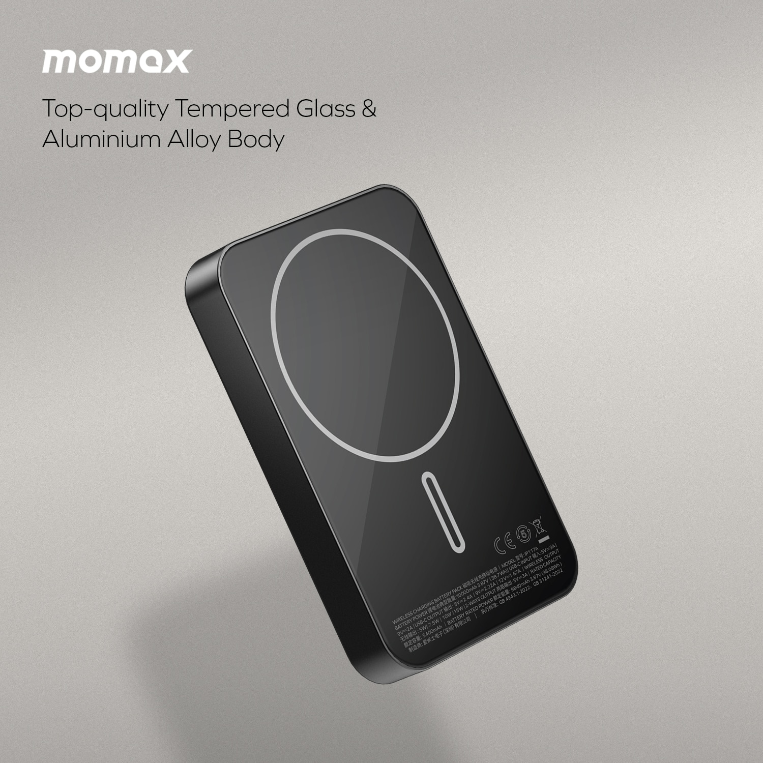 Momax Q.Mag X1 10000mAh magnetic wireless battery pack