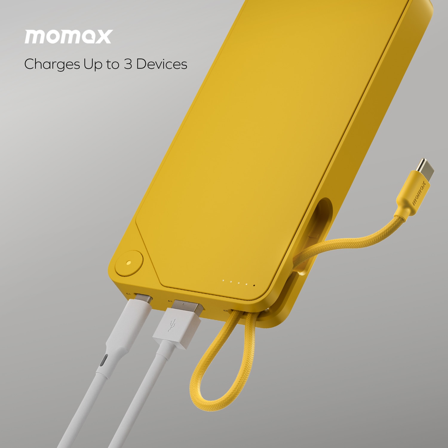 Momax 1-Power X1 Battery Pack (20000mAh) with Built-in USB-C Cable IP153