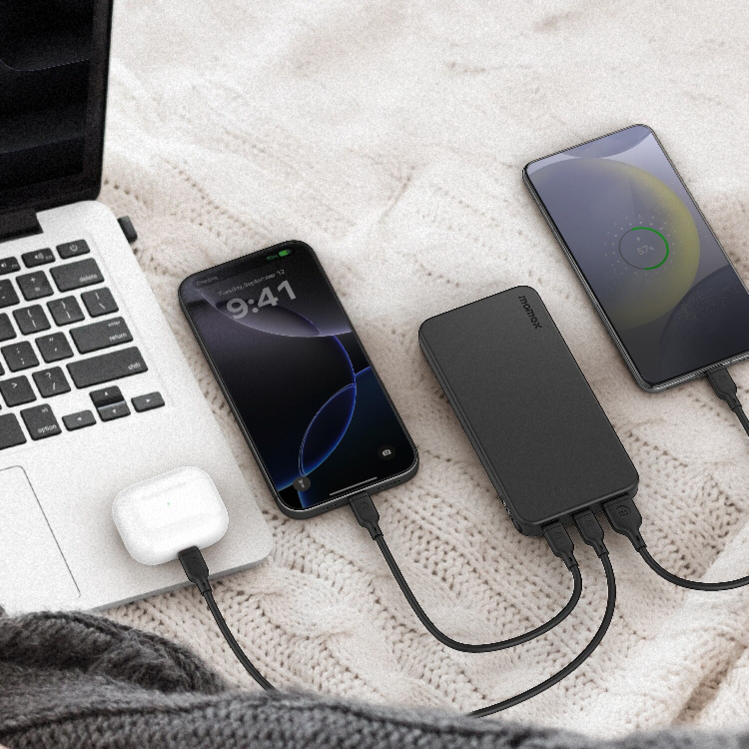 Momax [CCC QR Code][ CCC 3C Cert.] IP155 1-Power Vital Power Bank 10000mAh Power Bank
