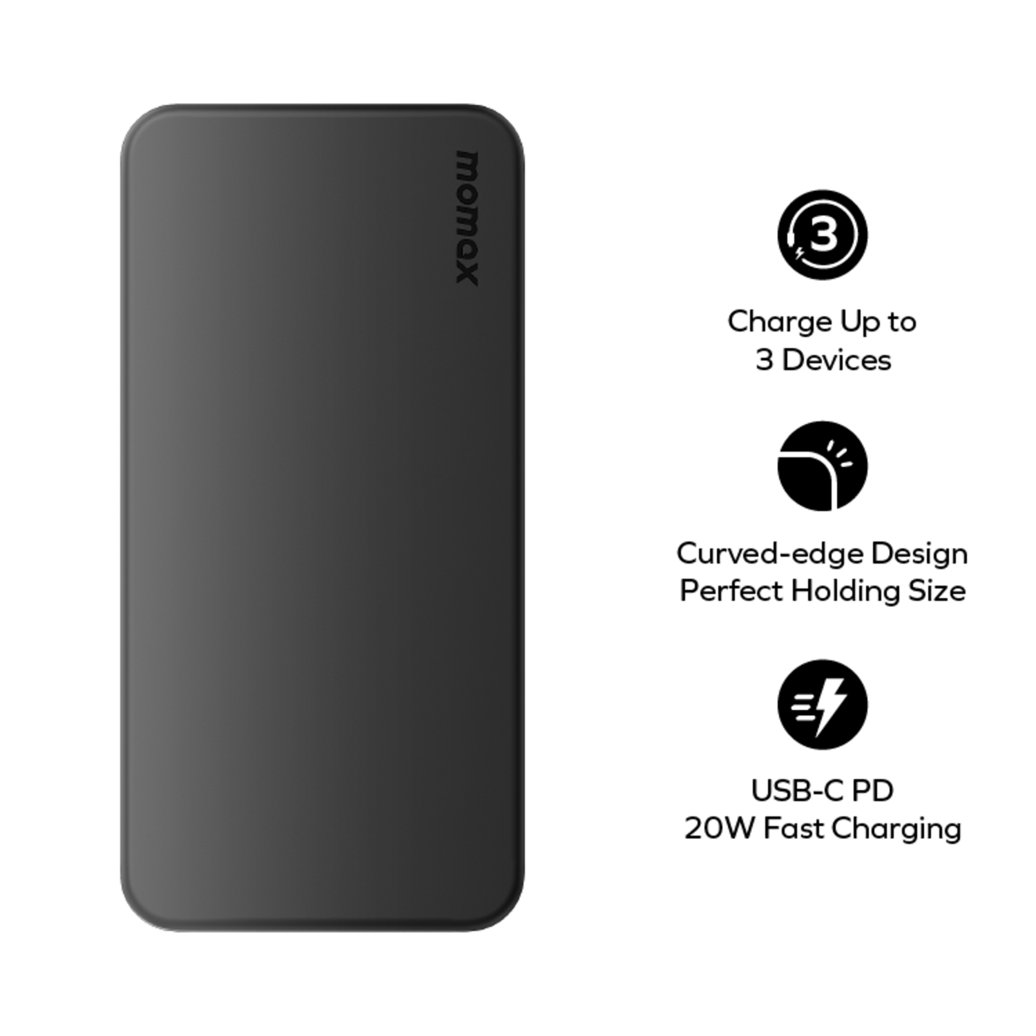 Momax [CCC QR Code][ CCC 3C Cert.] IP155 1-Power Vital Power Bank 10000mAh Power Bank