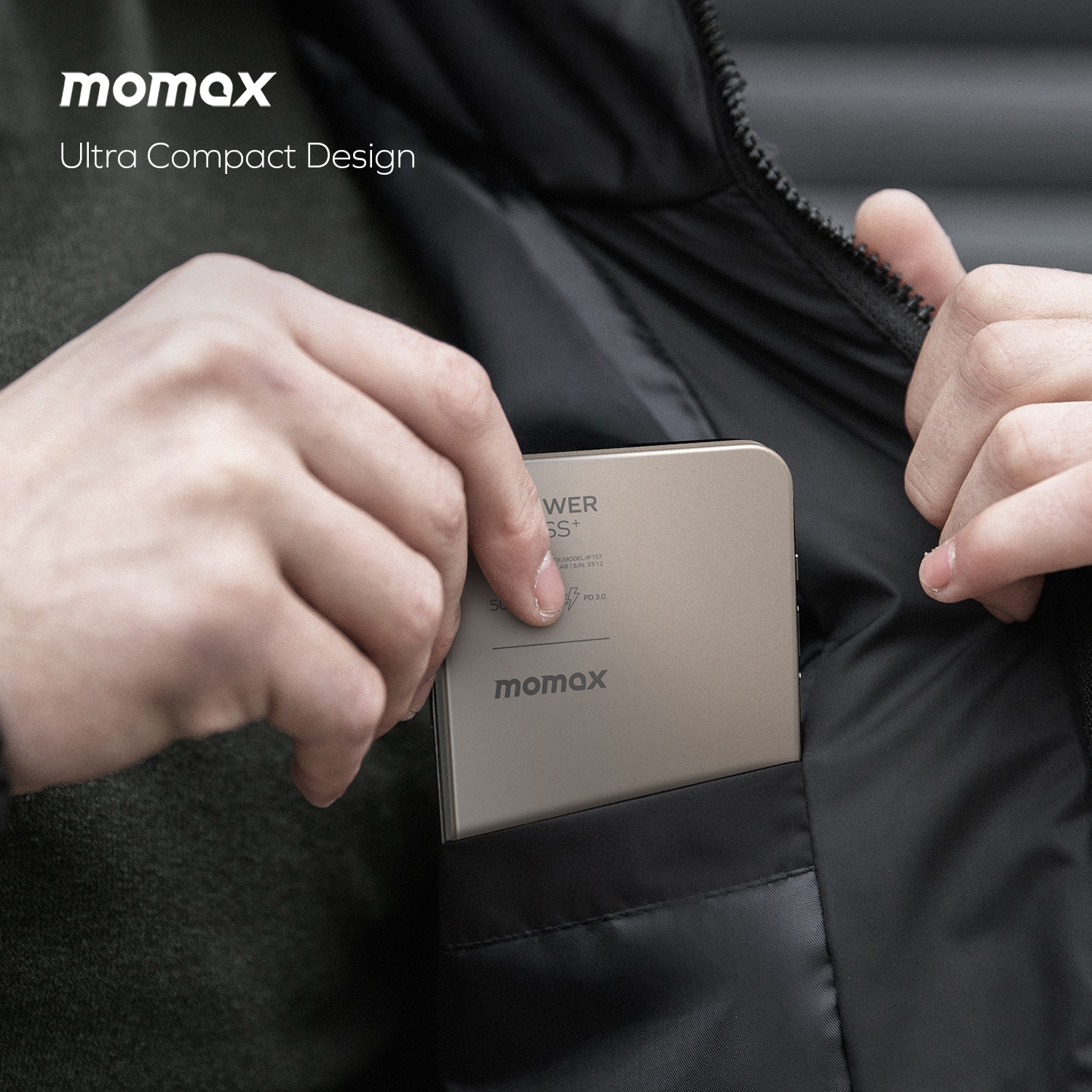 Momax 1-Power F.Pass+ 5000mAh 磁力帶線流動電源 移動電源
