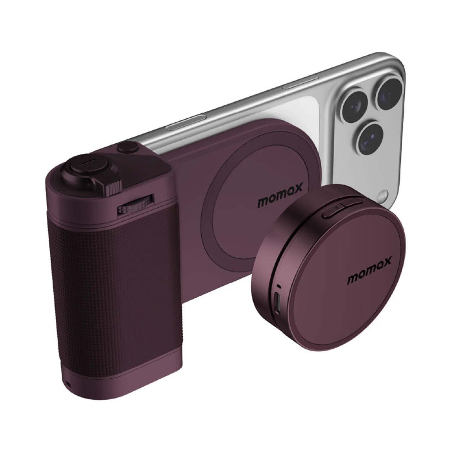 Momax KM21 - 1-Snap Grip X Magnetic Phone Camera Shutter