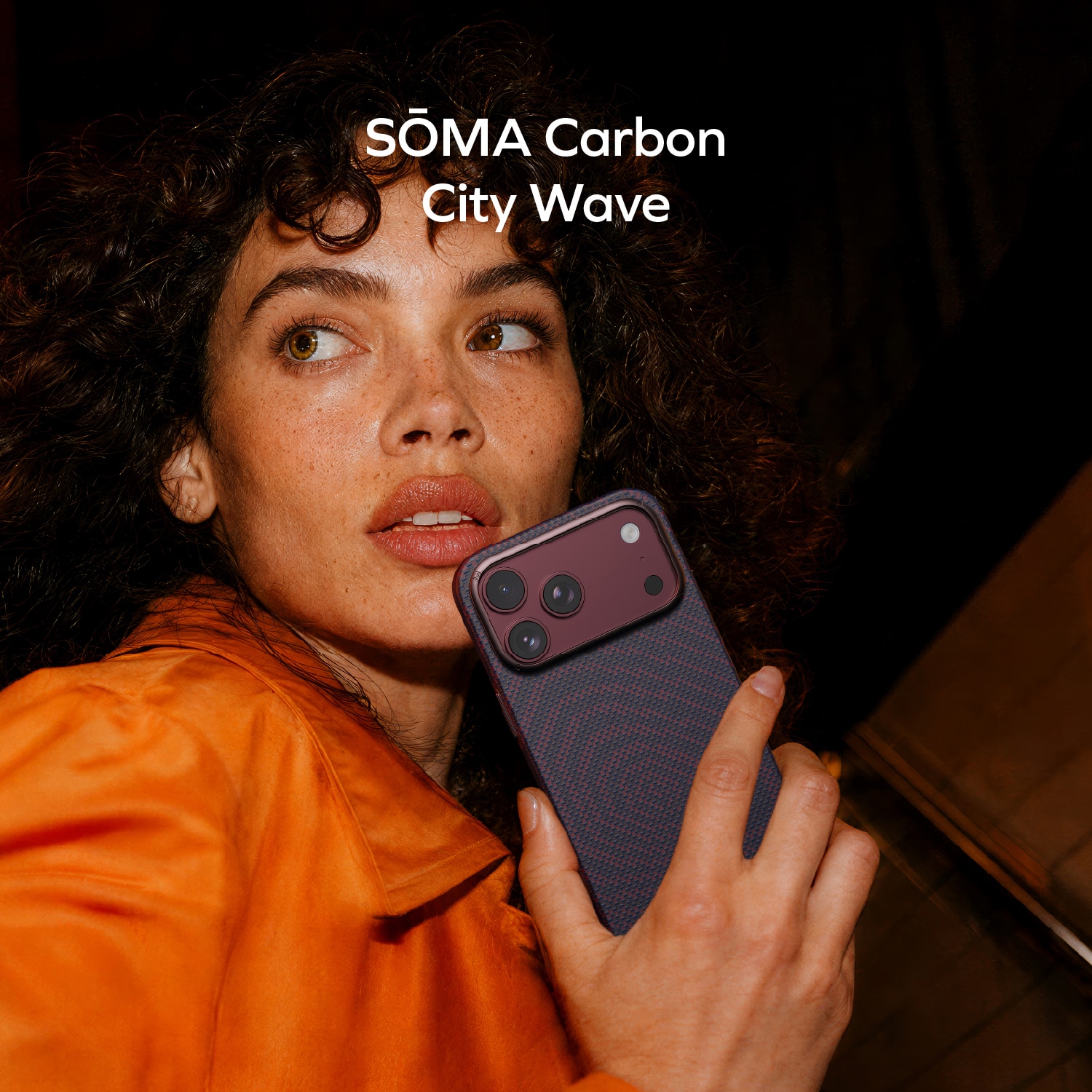 Momax SŌMA Carbon City Wave Aramid Magnetic Case for iPhone 18 Pro