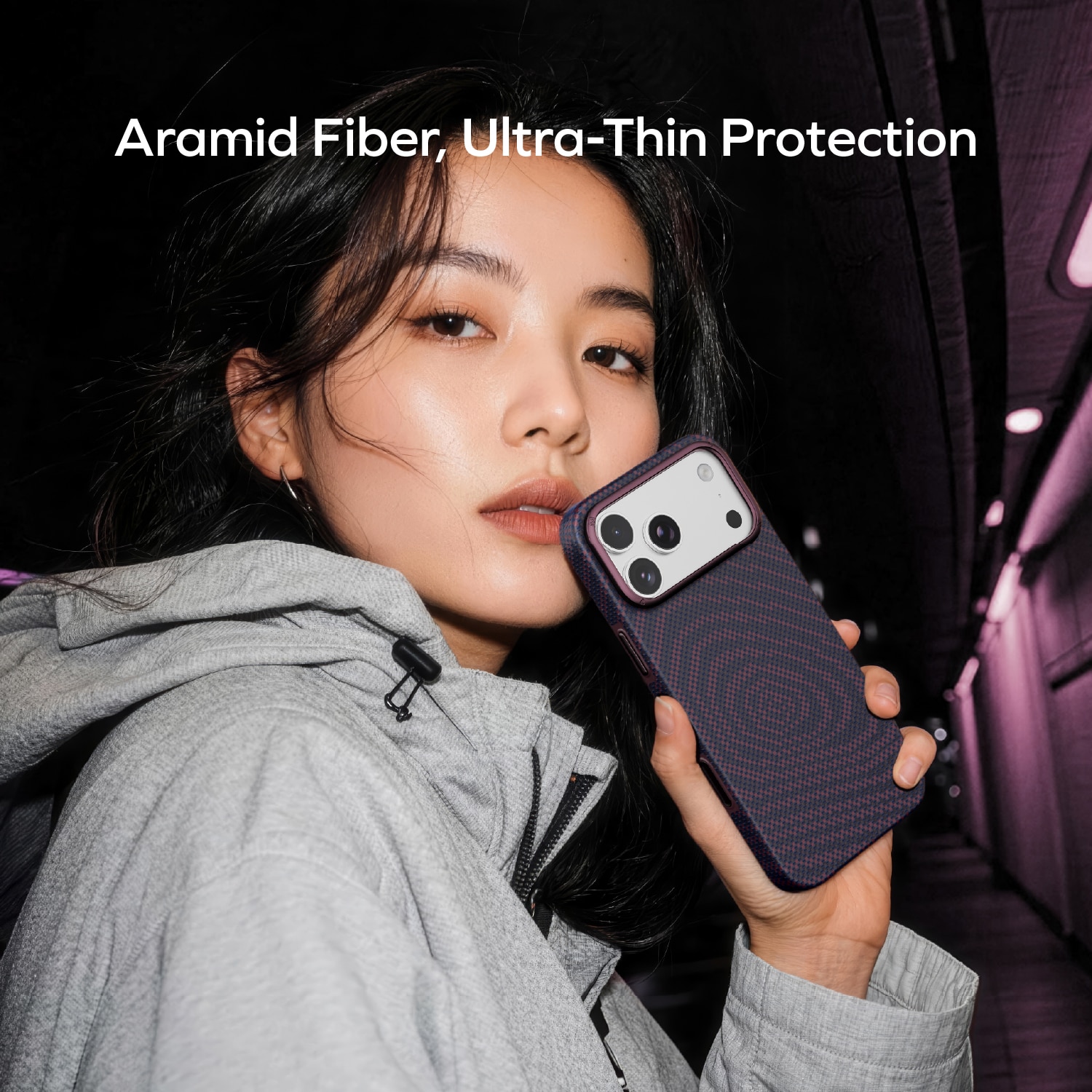 Momax SŌMA Carbon City Wave Aramid Magnetic Case for iPhone 18 Pro