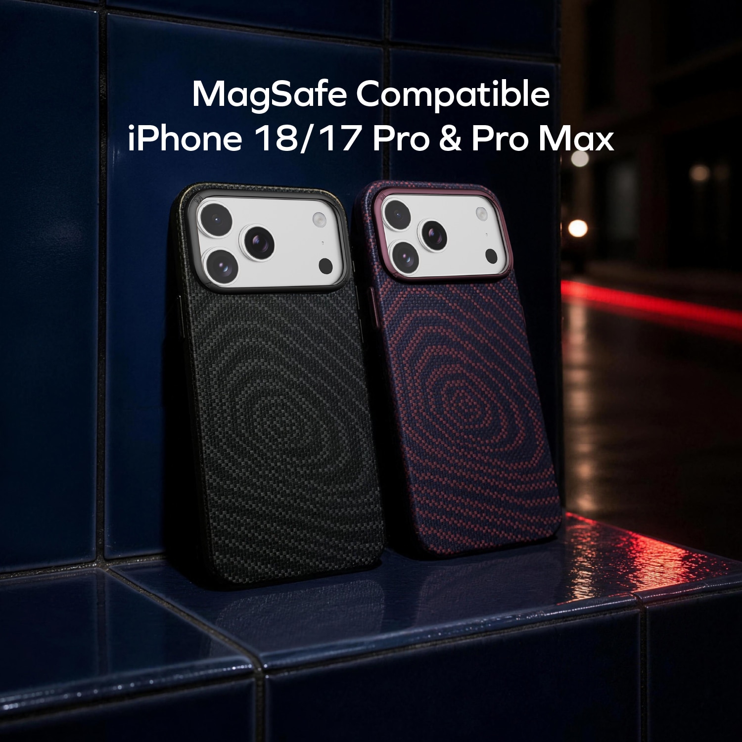Momax SŌMA Carbon City Wave Aramid Magnetic Case for iPhone 18 Pro Max