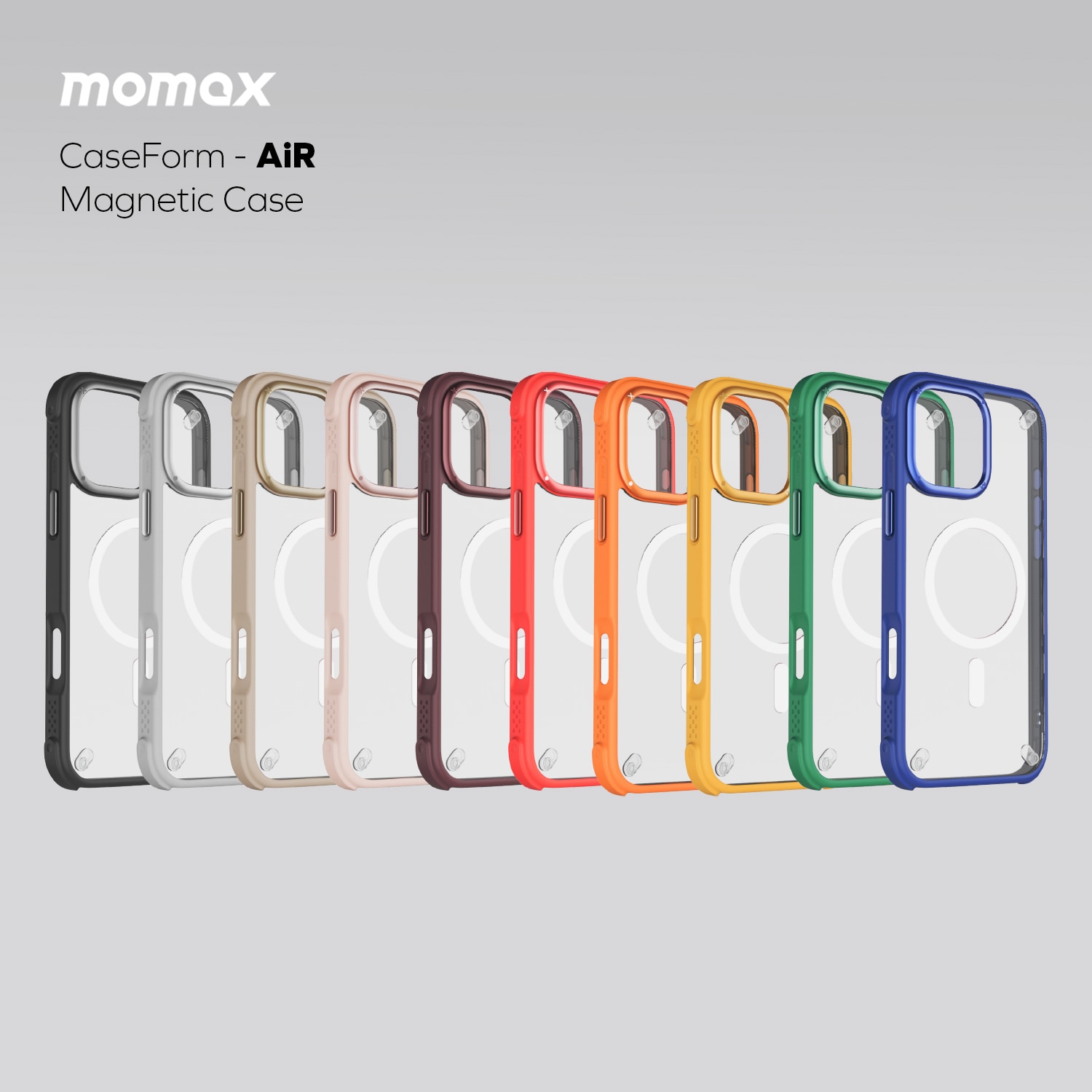 Momax CaseForm Air Magnetic Case iPhone 16 Pro (Black)