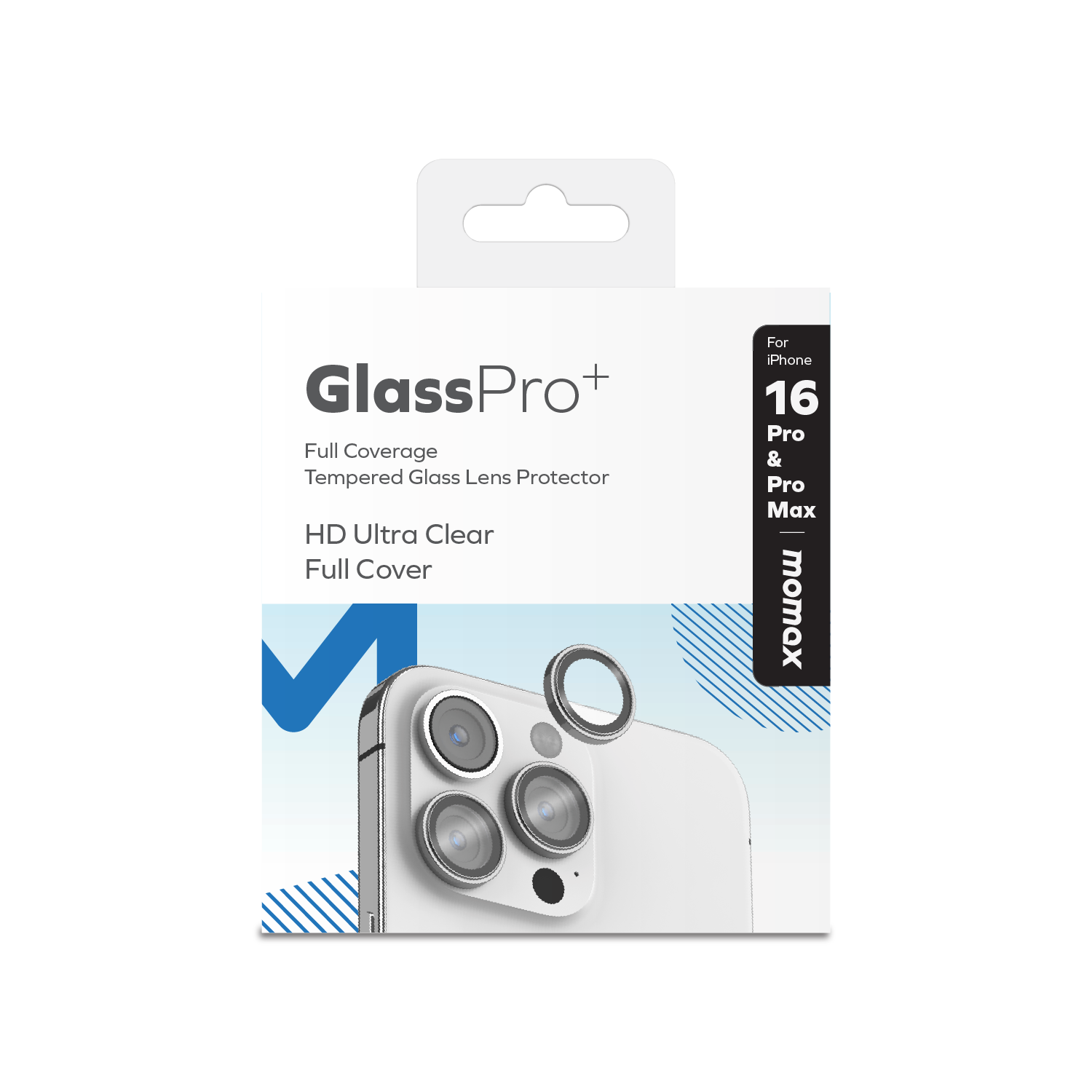 Momax GlassPro+  AR lens protector for iPhone 16 Pro/ iPhone 16 Pro Max