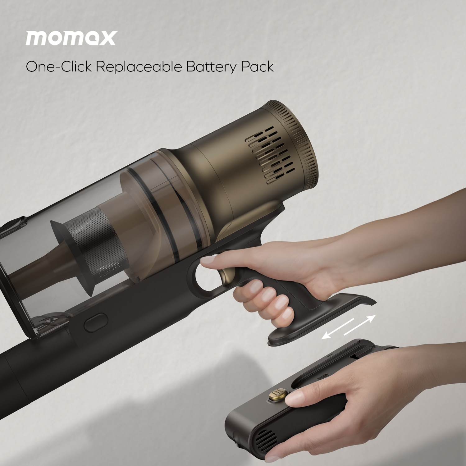 Momax RO8 1-Home Vacuum+ Cordless Vacuum Cleaner  Stick Vacuum Cleaner