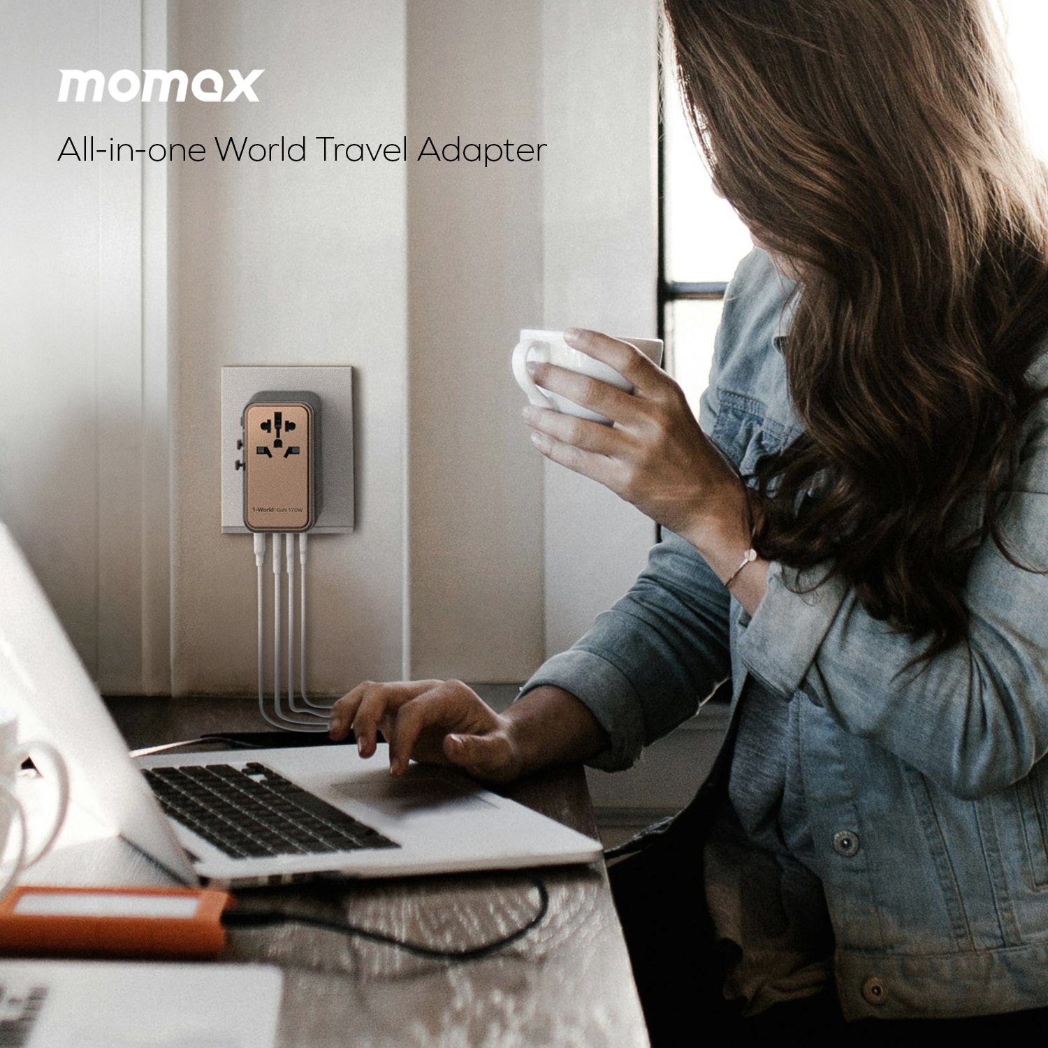 Momax 1-World 170W 4-Port Travel Adaptor