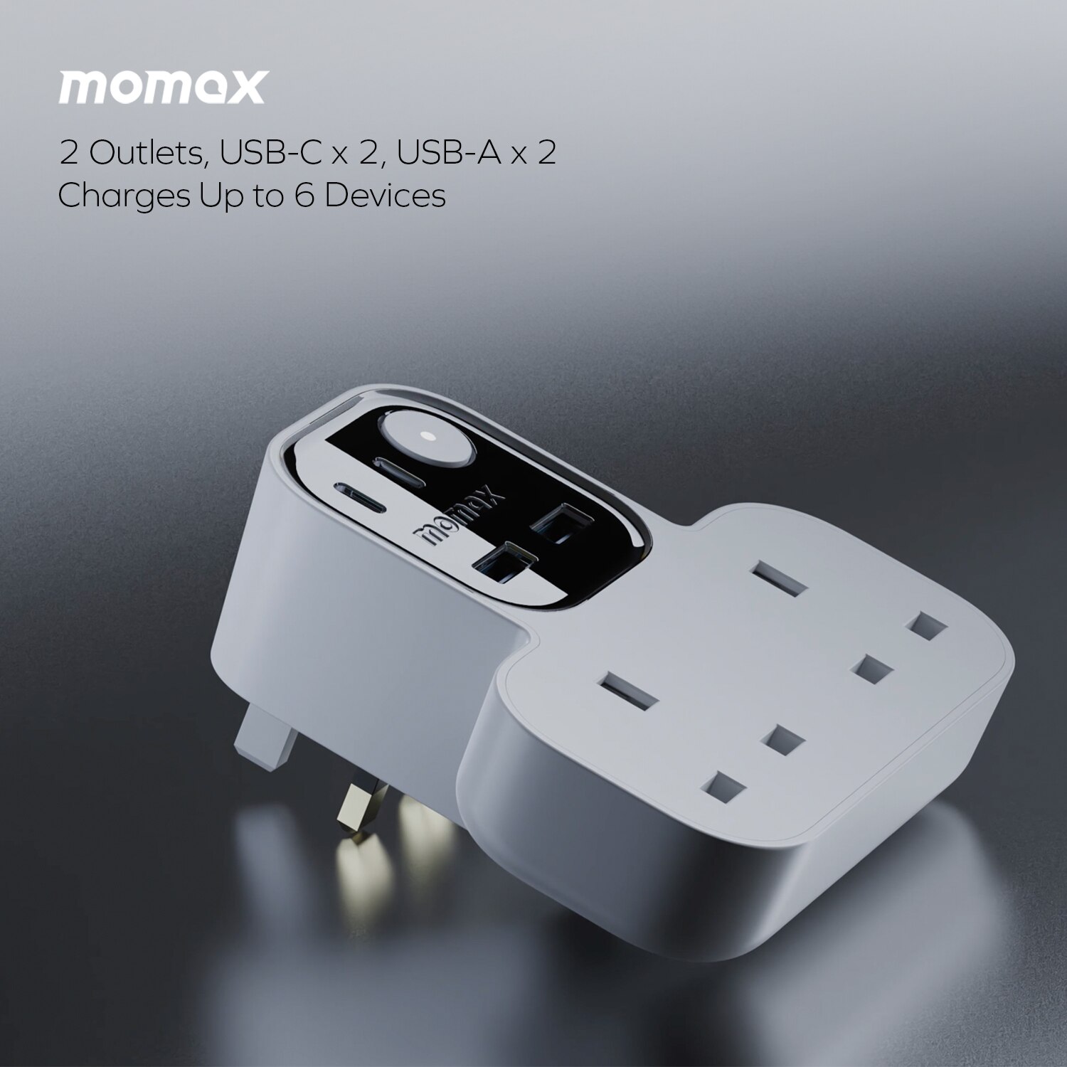 Momax US17UKW Power Strip