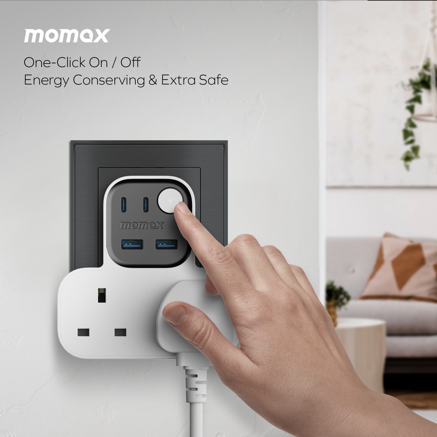 Momax US17UKW Power Strip