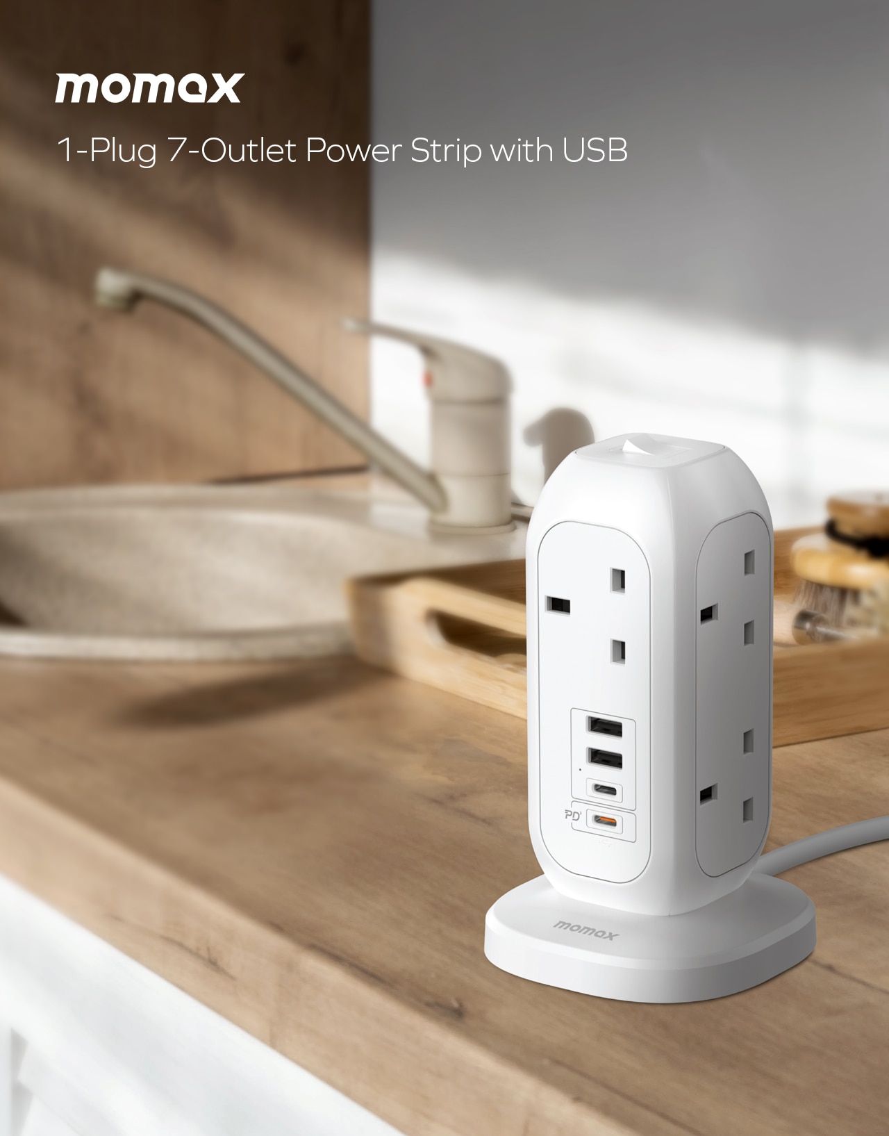 Momax US18UKE Power Strip