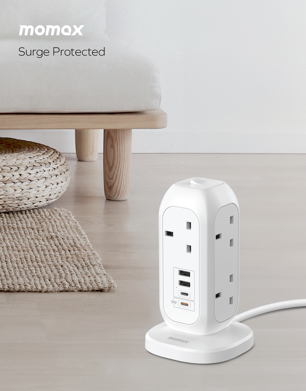 Momax US18UKW Power Strip