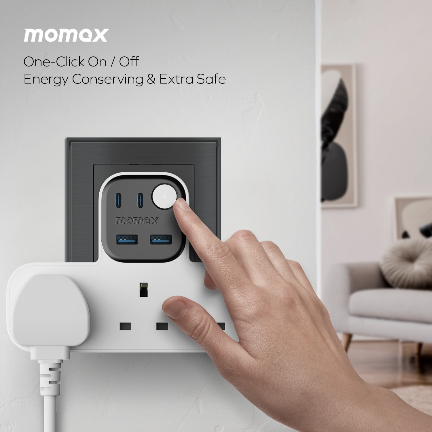 Momax US19UKW Power Strip