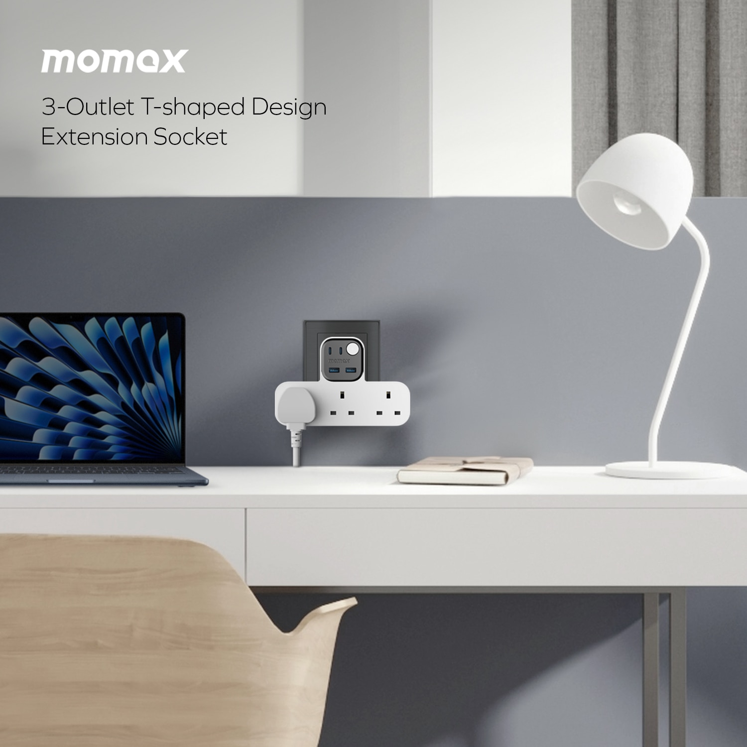 Momax US19UKW Power Strip