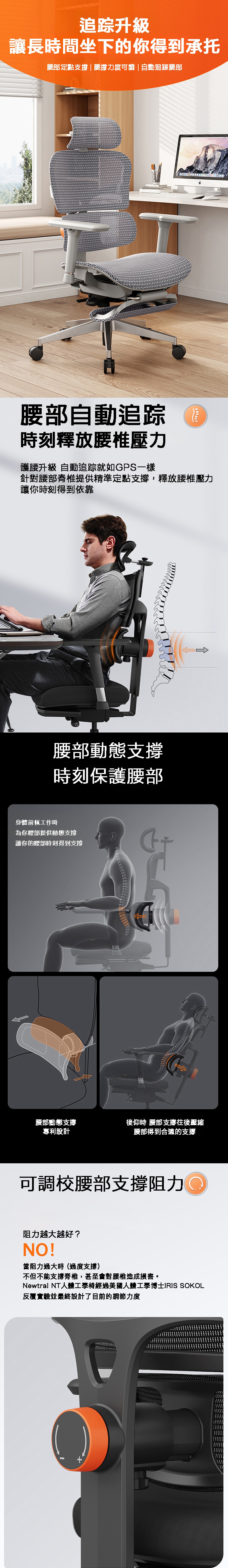 NEWTRAL T500(Pro) Adaptive Ergonomic Chair