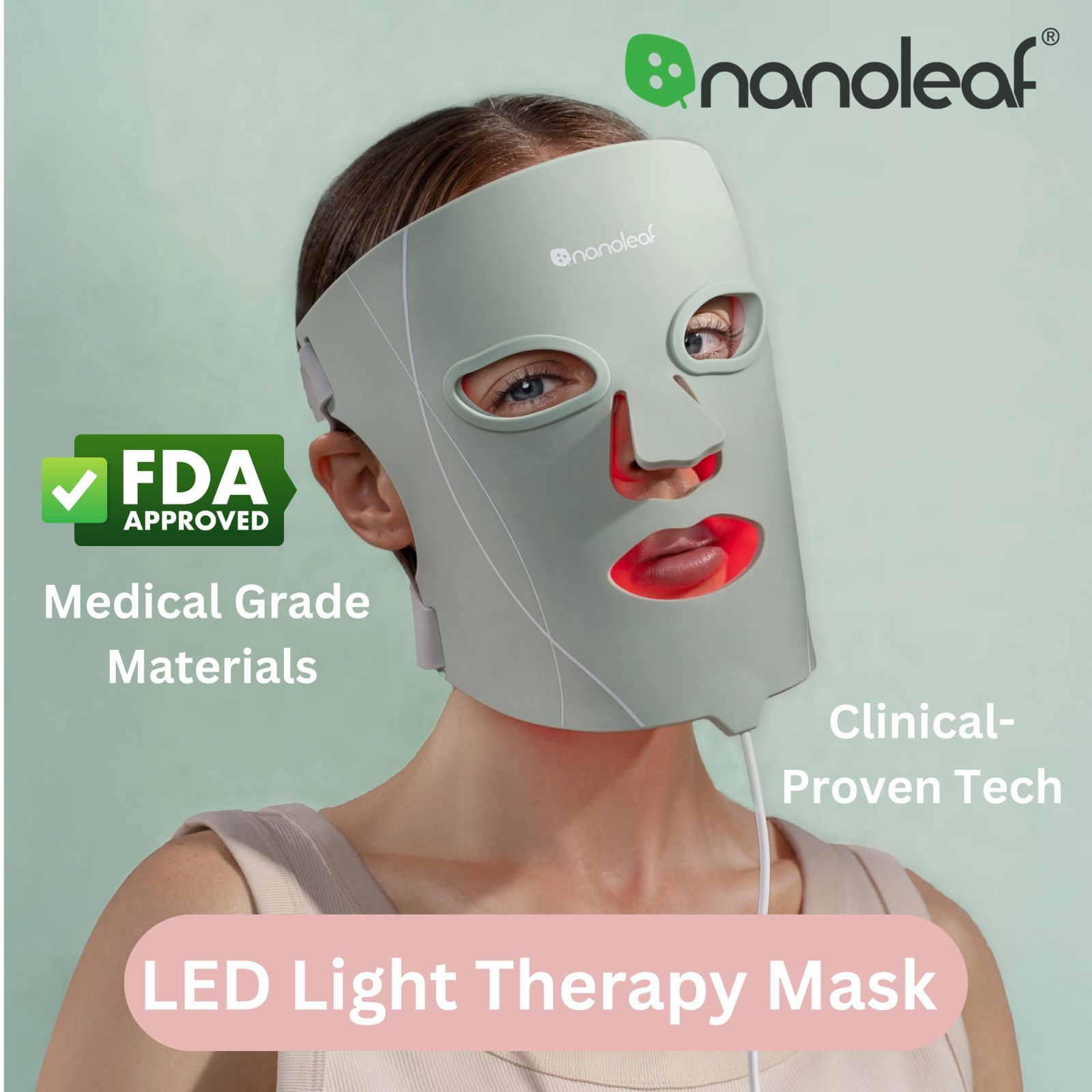 Nanoleaf LED 光療面罩