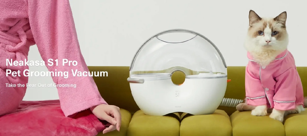 Neakasa S1 Pro 7-in-1 Pet Grooming Vacuum for Dogs Cats