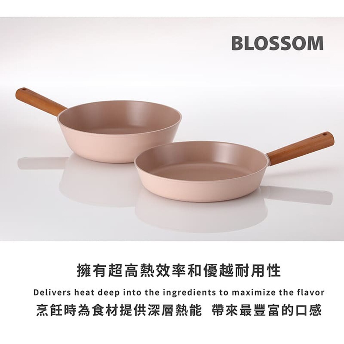 Neoflam Blossom 18cm 1.9公升單柄煲連玻璃蓋 (IH)