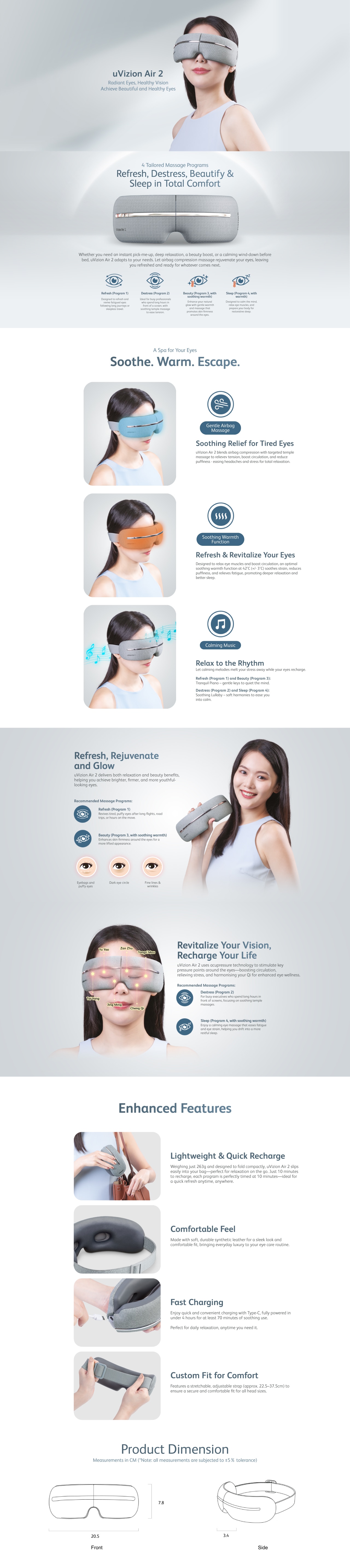 OSIM uVizion Air 2 Eye Massager