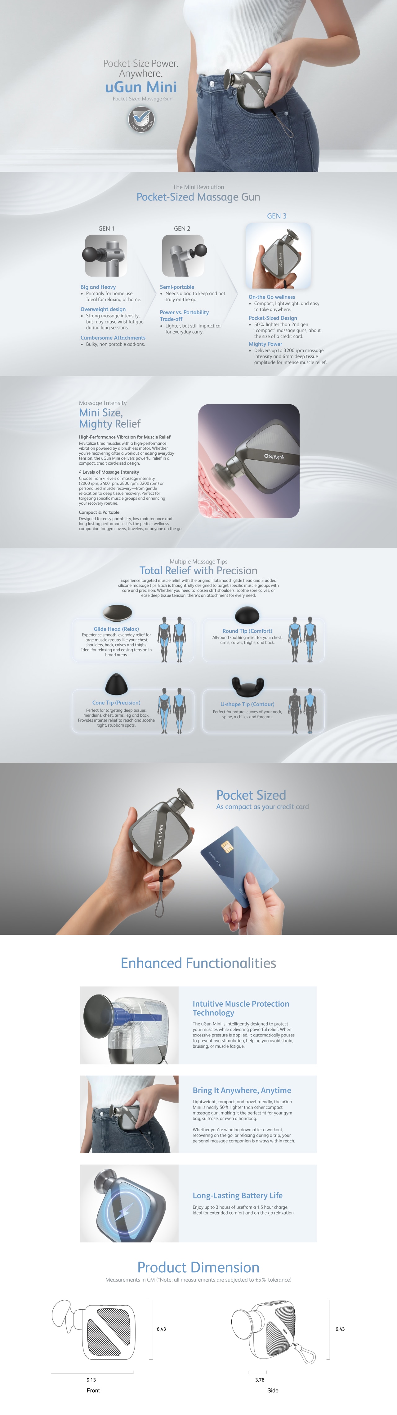 OSIM uGun Mini Massager