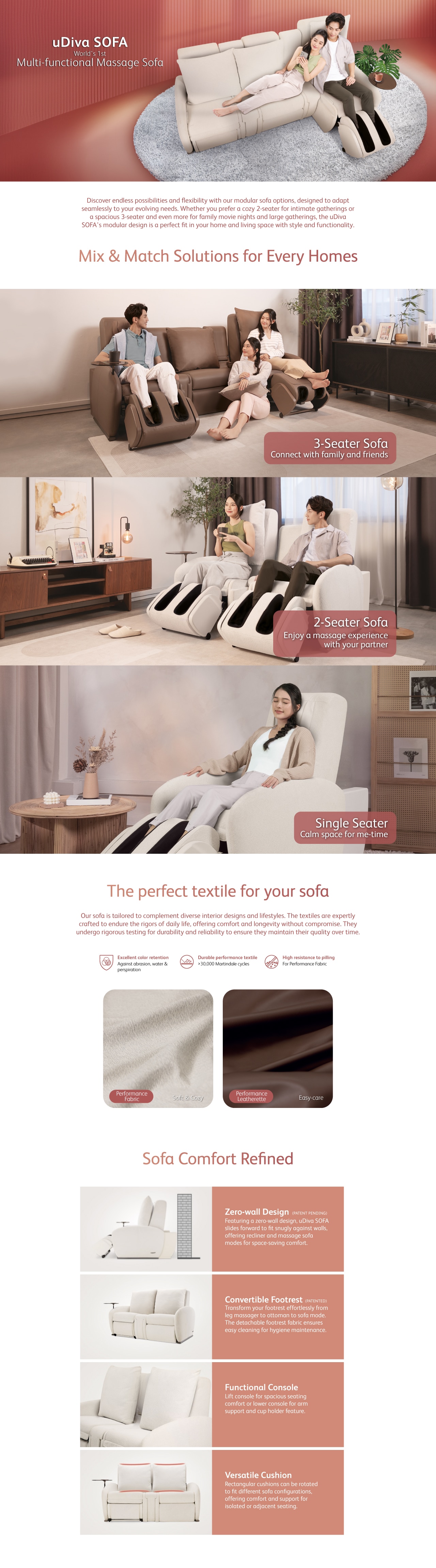 OSIM uDiva SOFA (Massager x1+Seat x1)