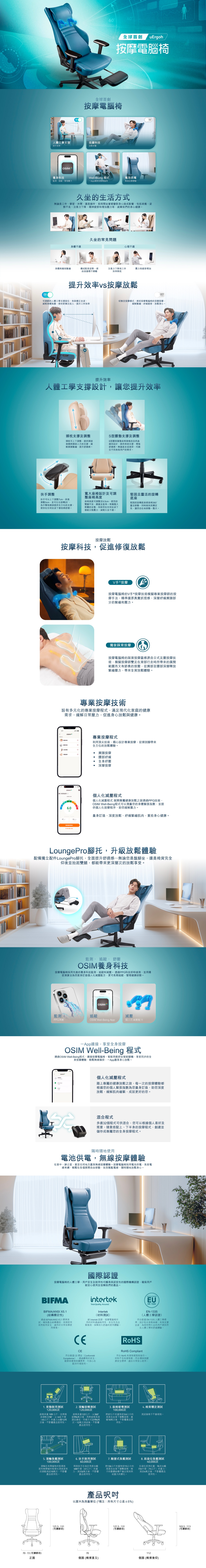 OSIM uErgoh 按摩電腦椅