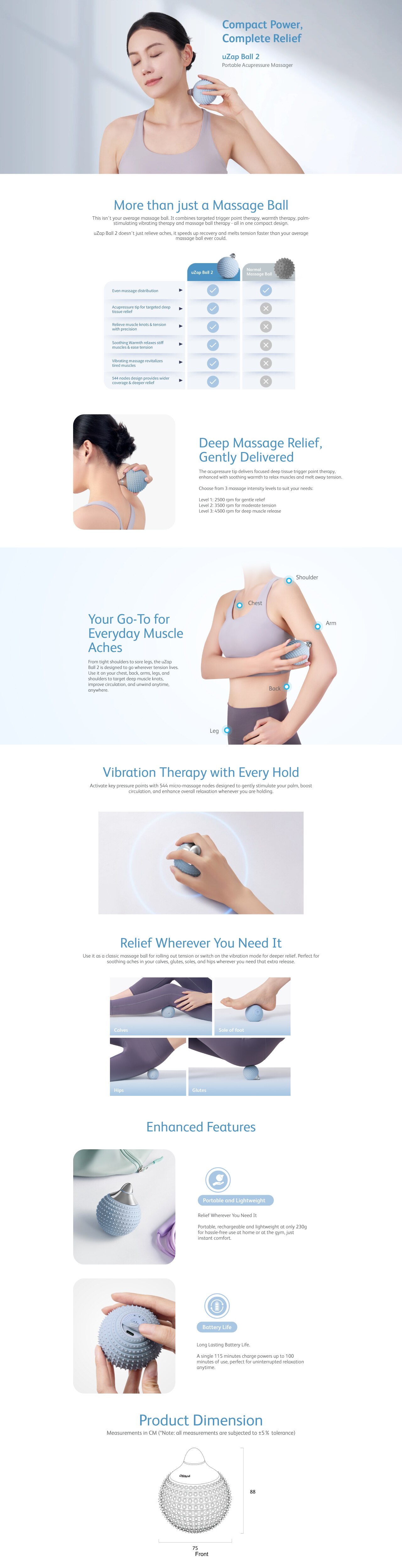 OSIM uZap Ball 2 Massage ball