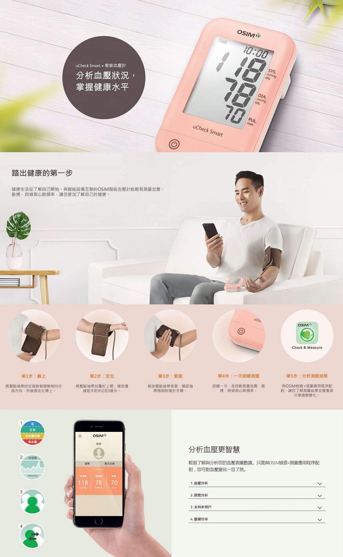 OSIM 電子血壓計