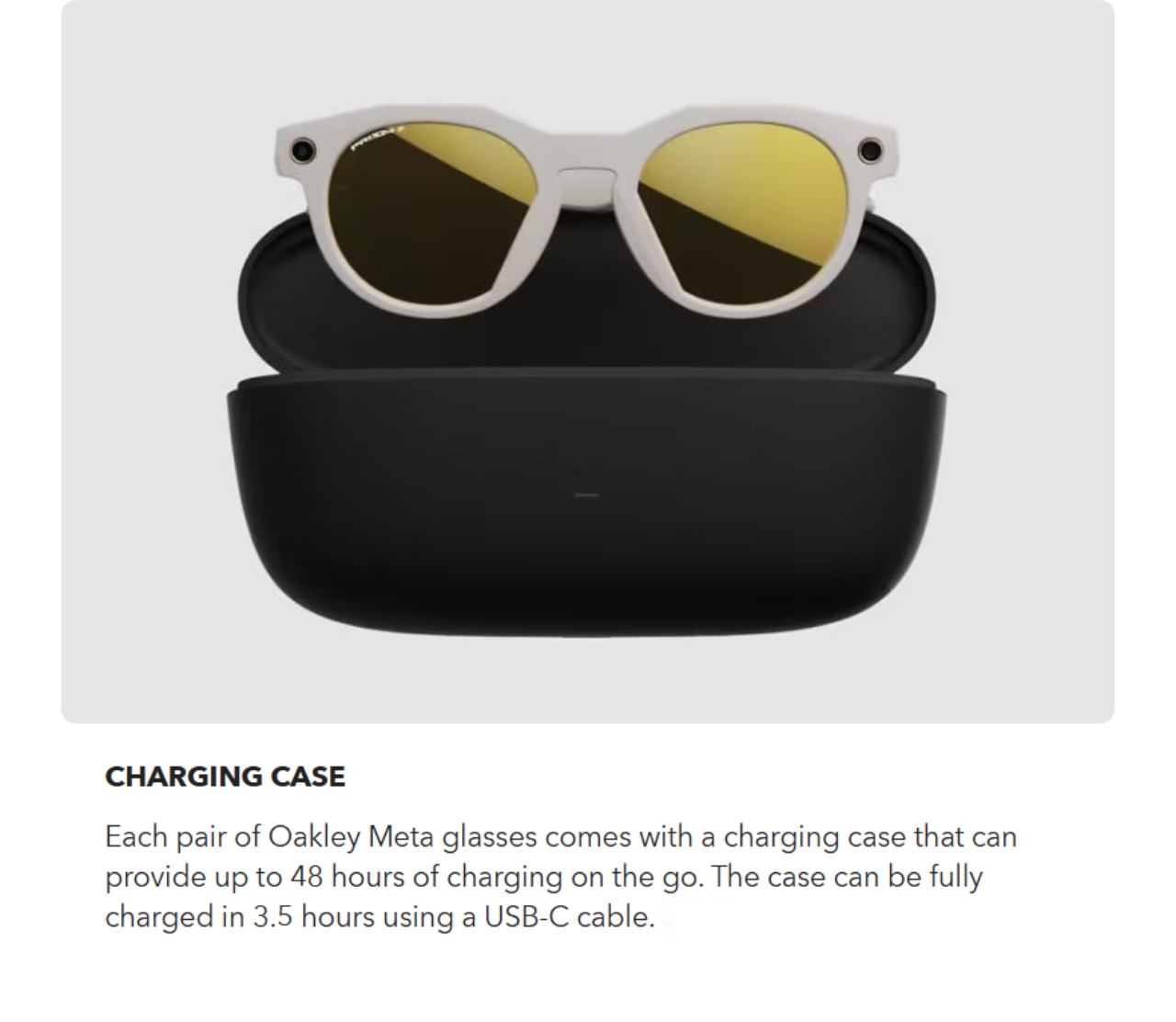 Oakley Meta HSTN - 標準 高鼻樑 暖灰色鏡框 Prizm Ruby 鏡片
