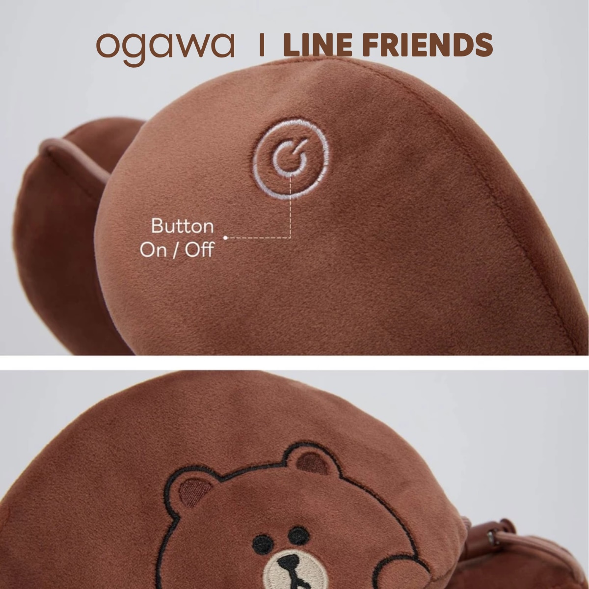 Ogawa Line Friends U-shaped Neck Massager OG-2612