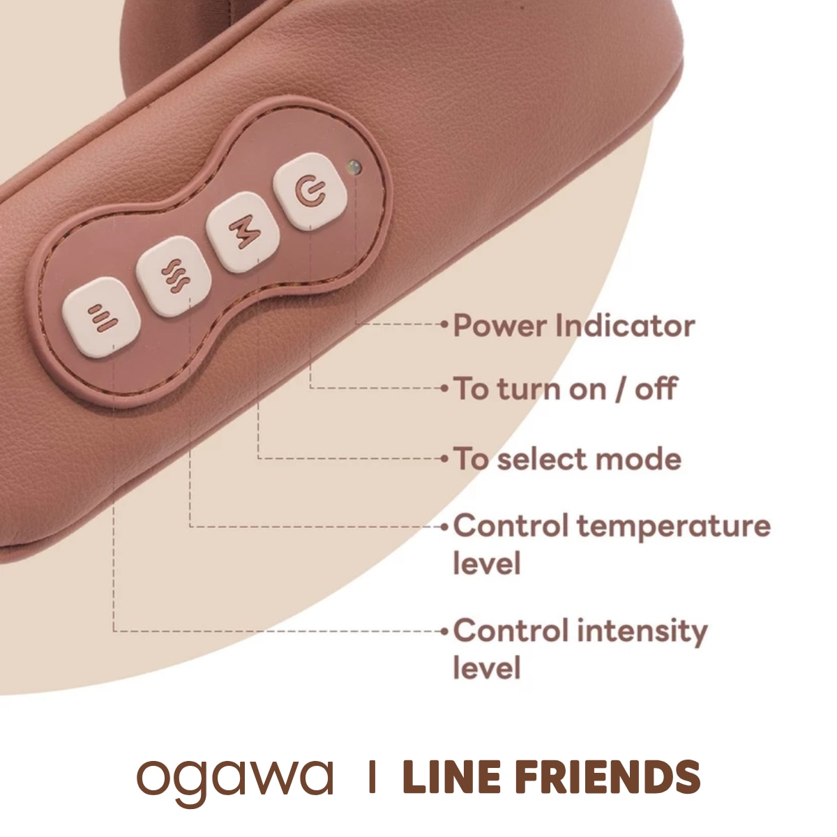 Ogawa Line Friends Neck and Shoulder Massager OG-2628