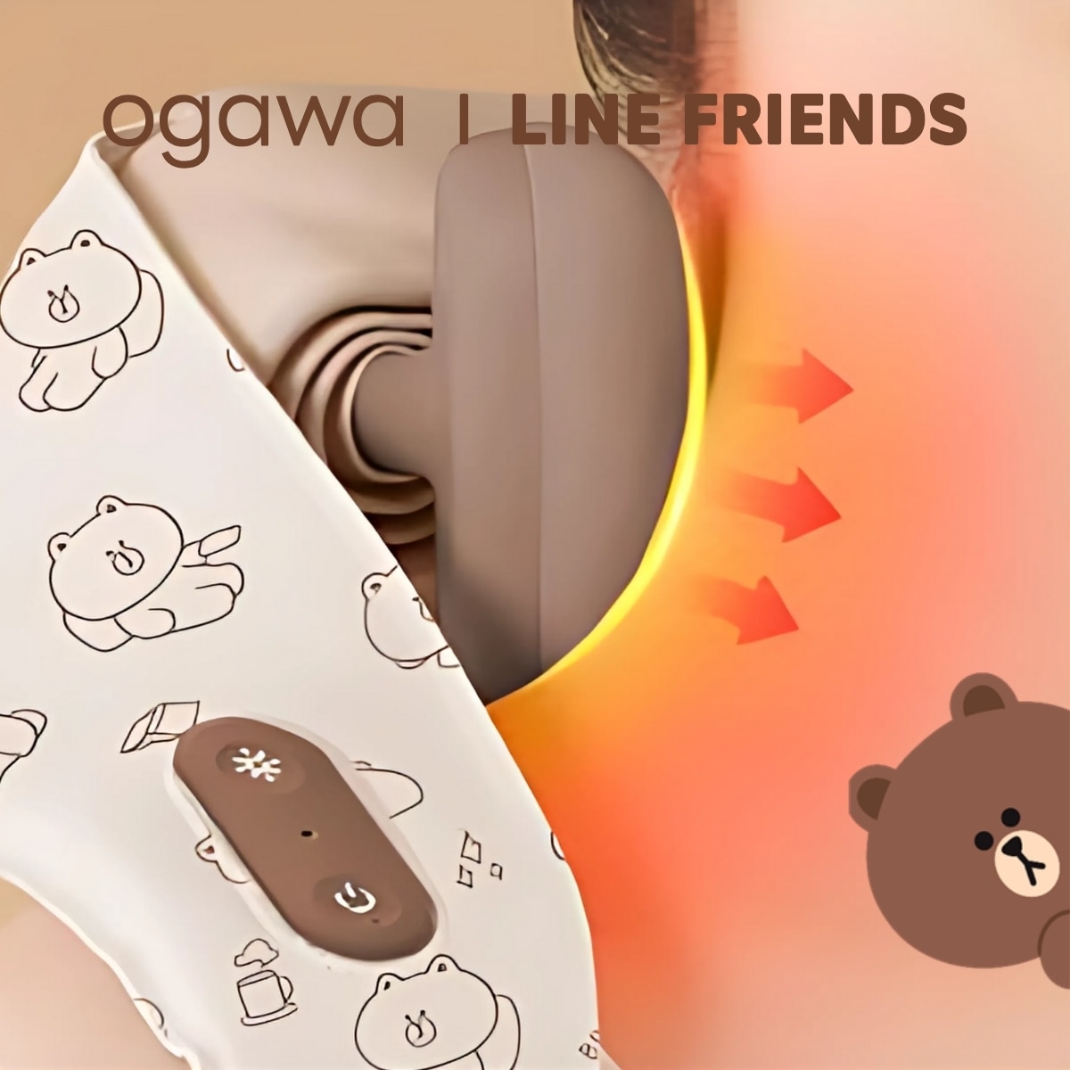 Ogawa Line Friends 肩頸按摩器 OL-0841