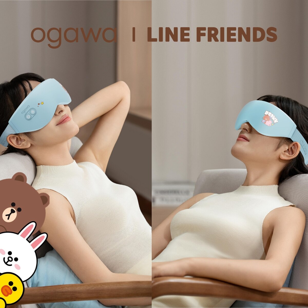 Ogawa Line Friends Stream Eye Massager OY-0502