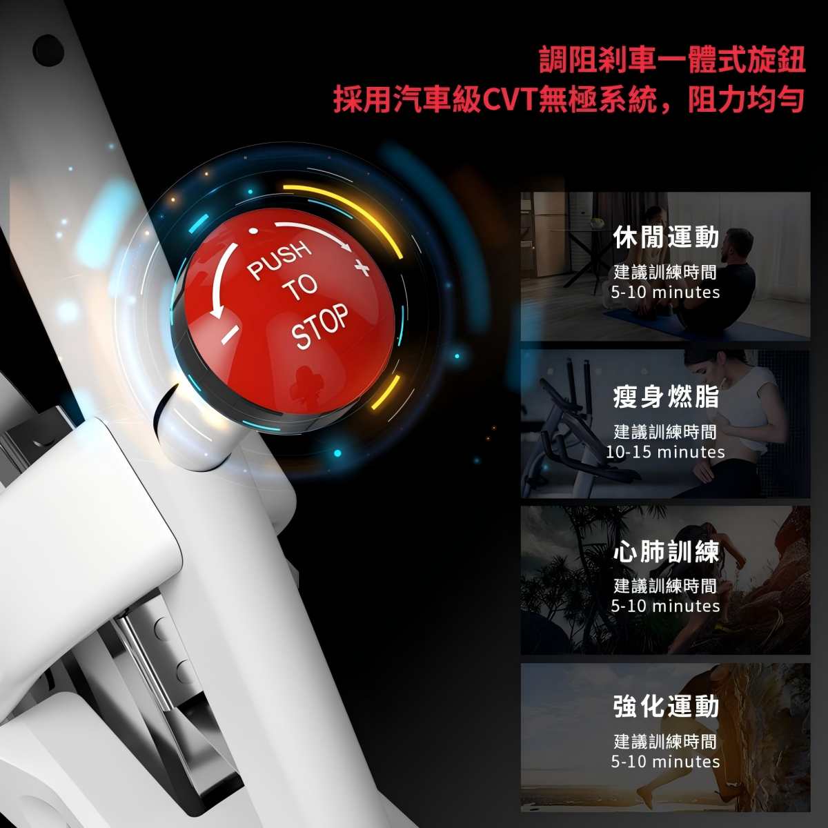 OneTwoFit OT049002 動感單車5kg飛輪 家用健身