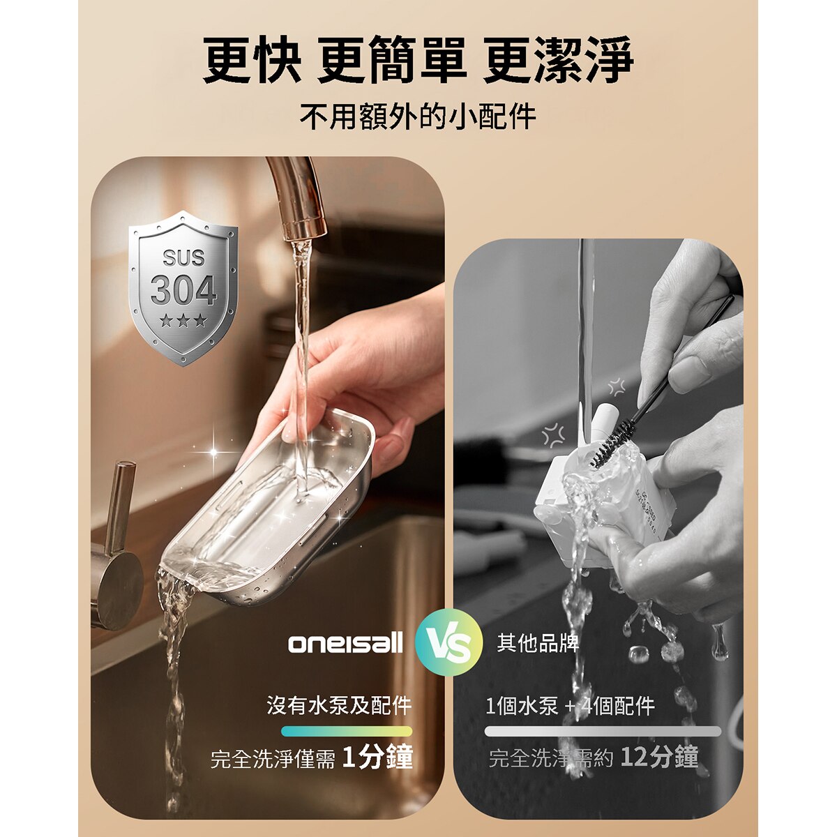 Oneisall 3.5L FreshFill Filterless Water Dispenser
