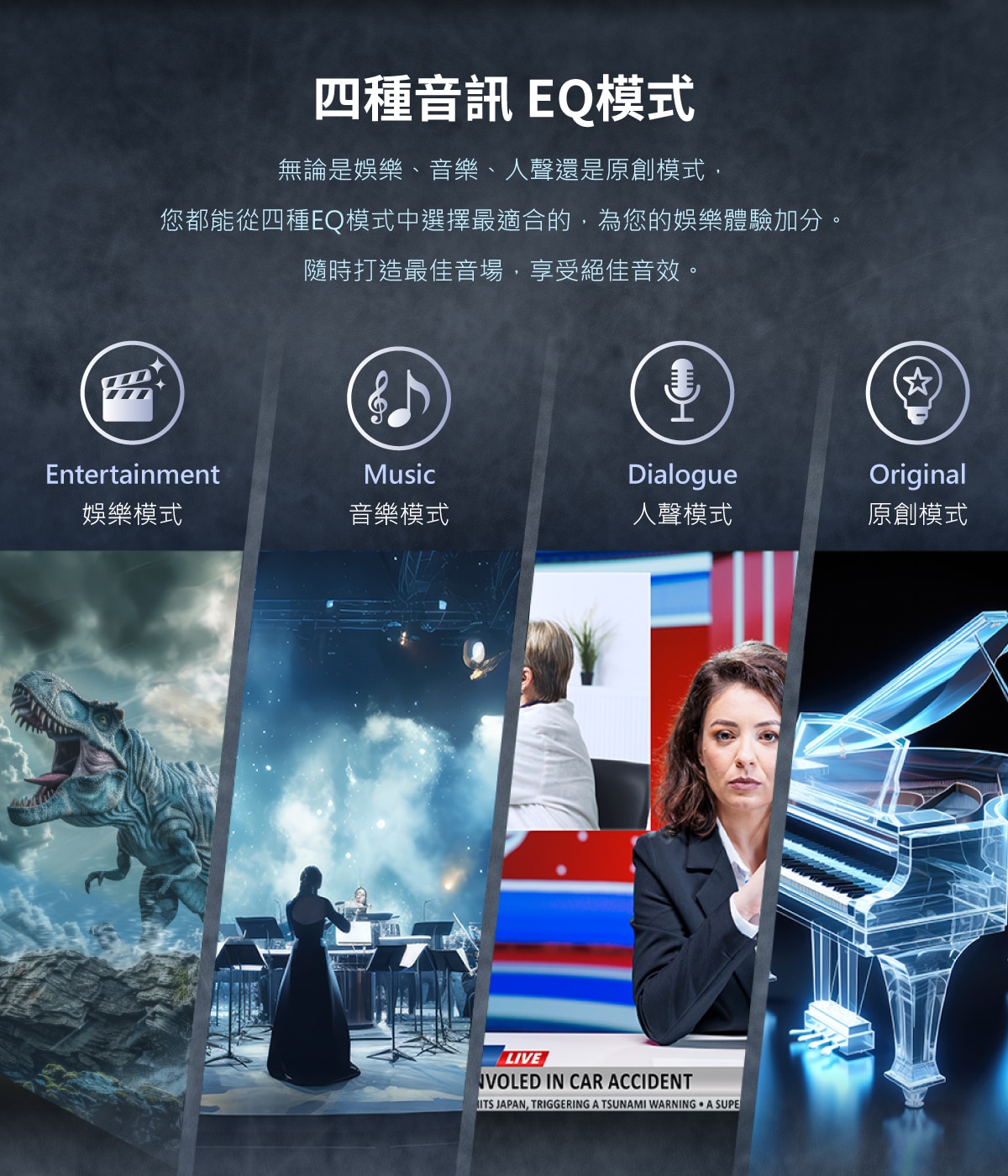 PHILIPS 飛利浦 TAB8510 Dolby Atmos 5.1 Ch 無線重低音喇叭