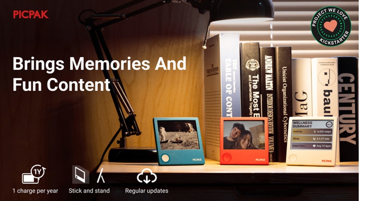 PICPAK Mini E-Ink Digital Photo Frame