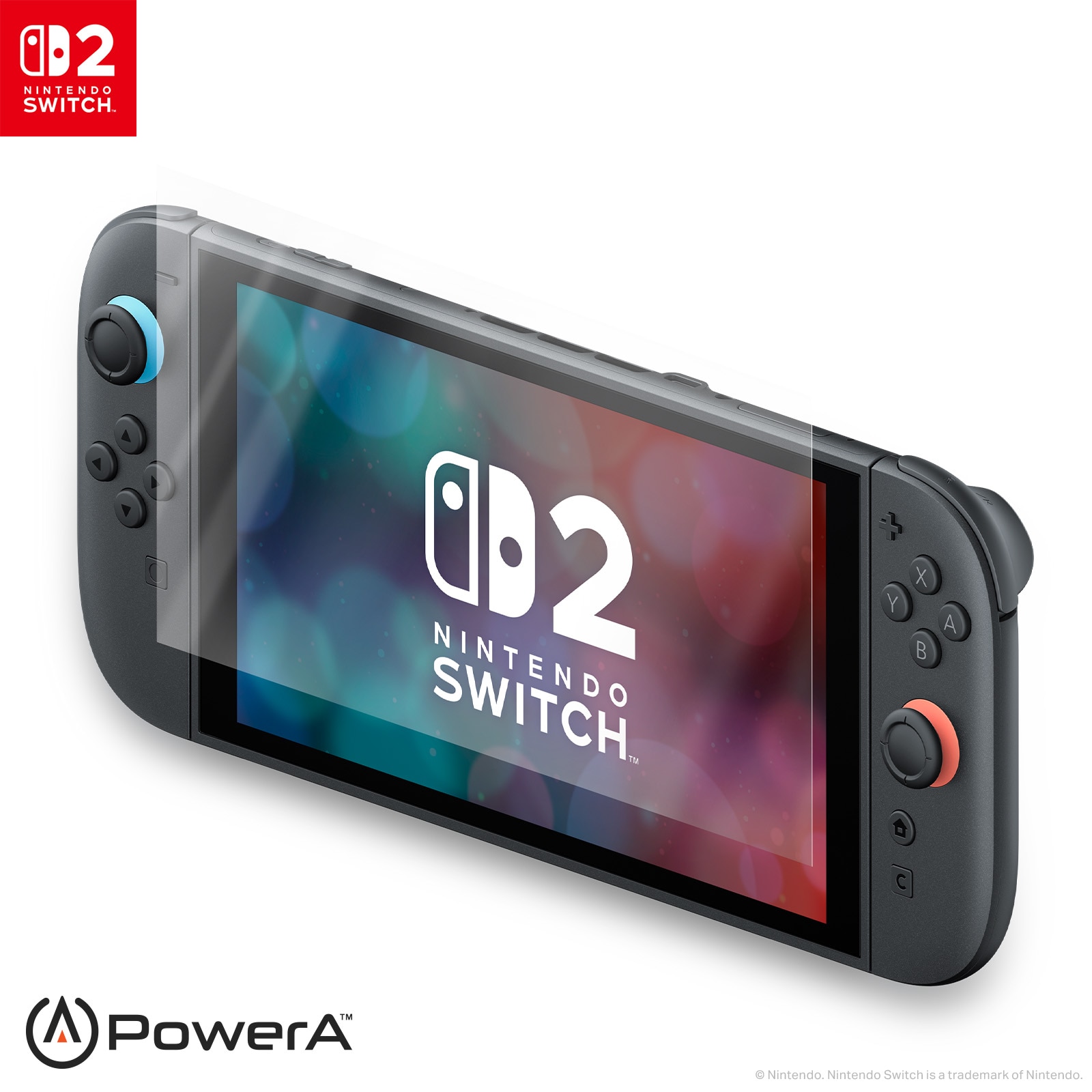 PowerA Power A NSW Switch 2 螢幕保護貼 - 2 件裝