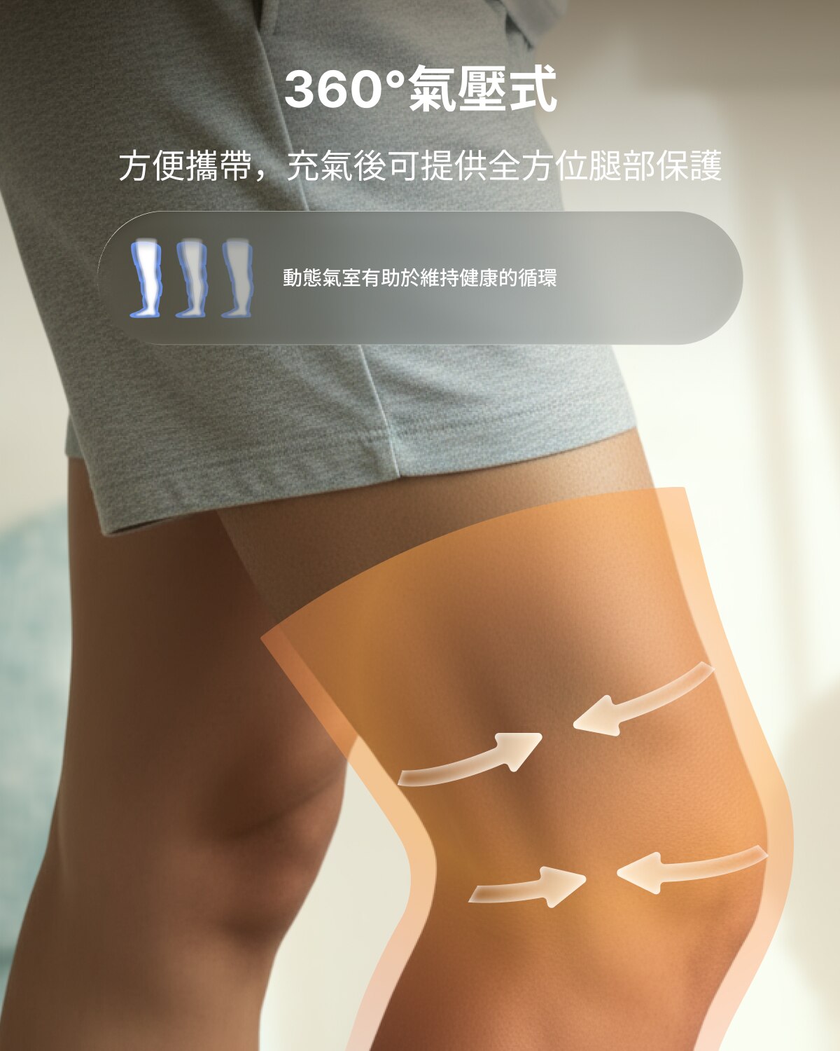 RENPHO 熱力腿部按摩器
