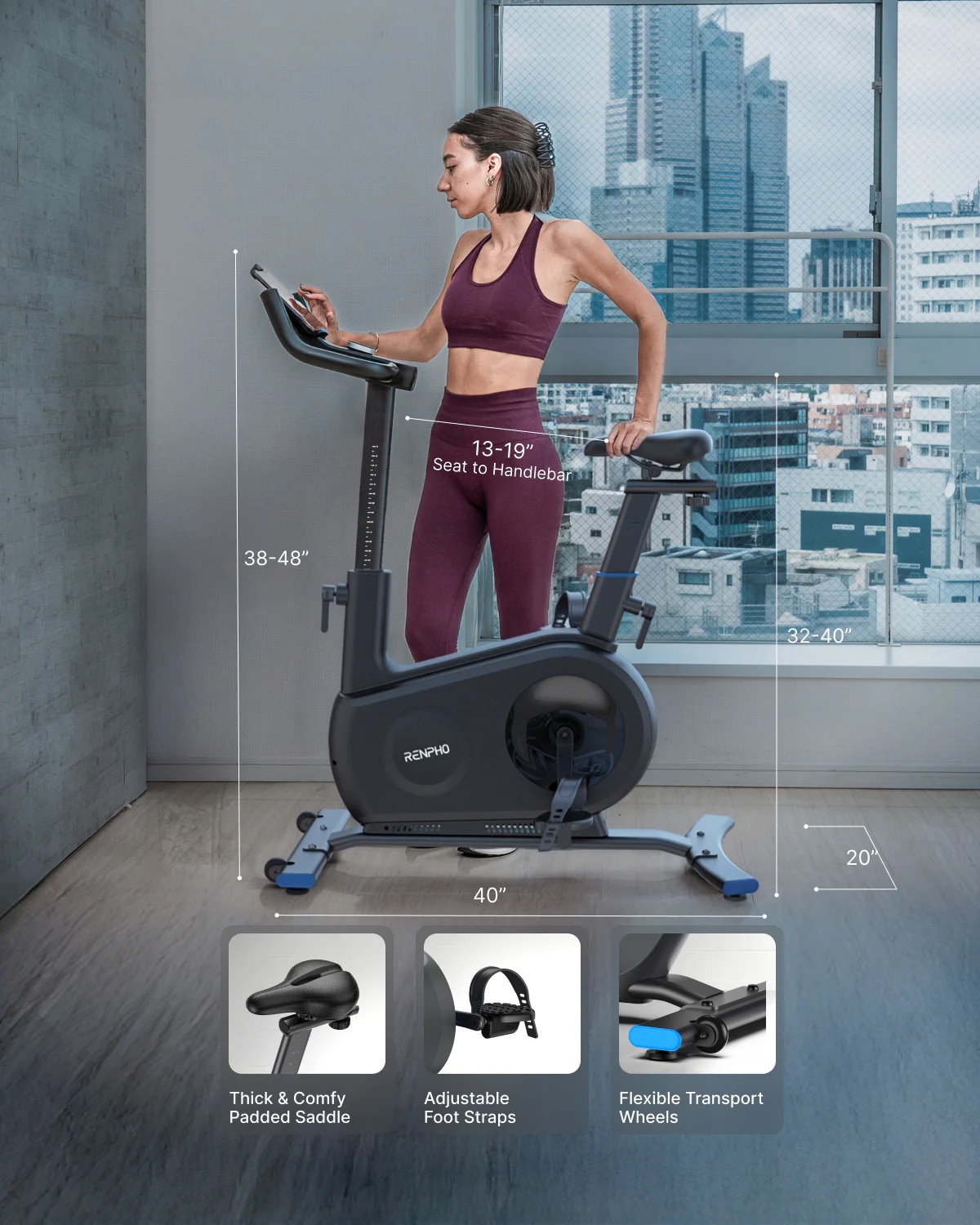 RENPHO AI Smart Bike