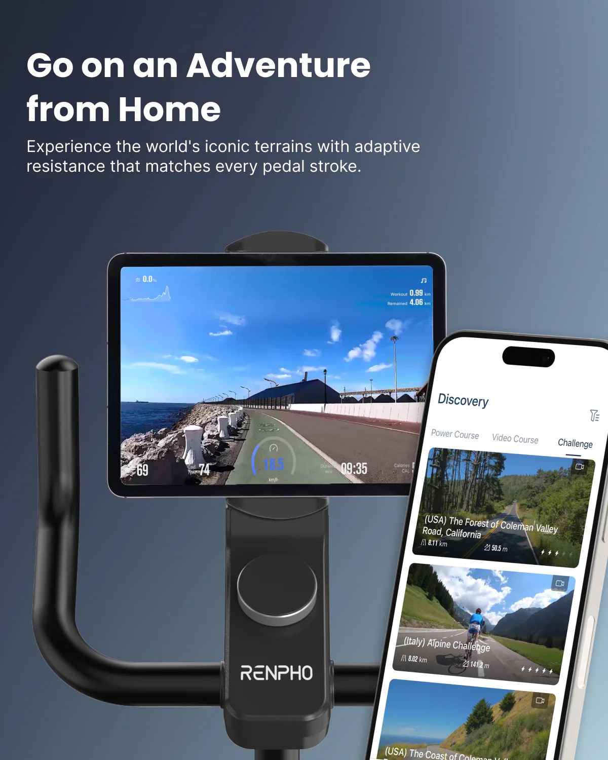 RENPHO AI Smart Bike