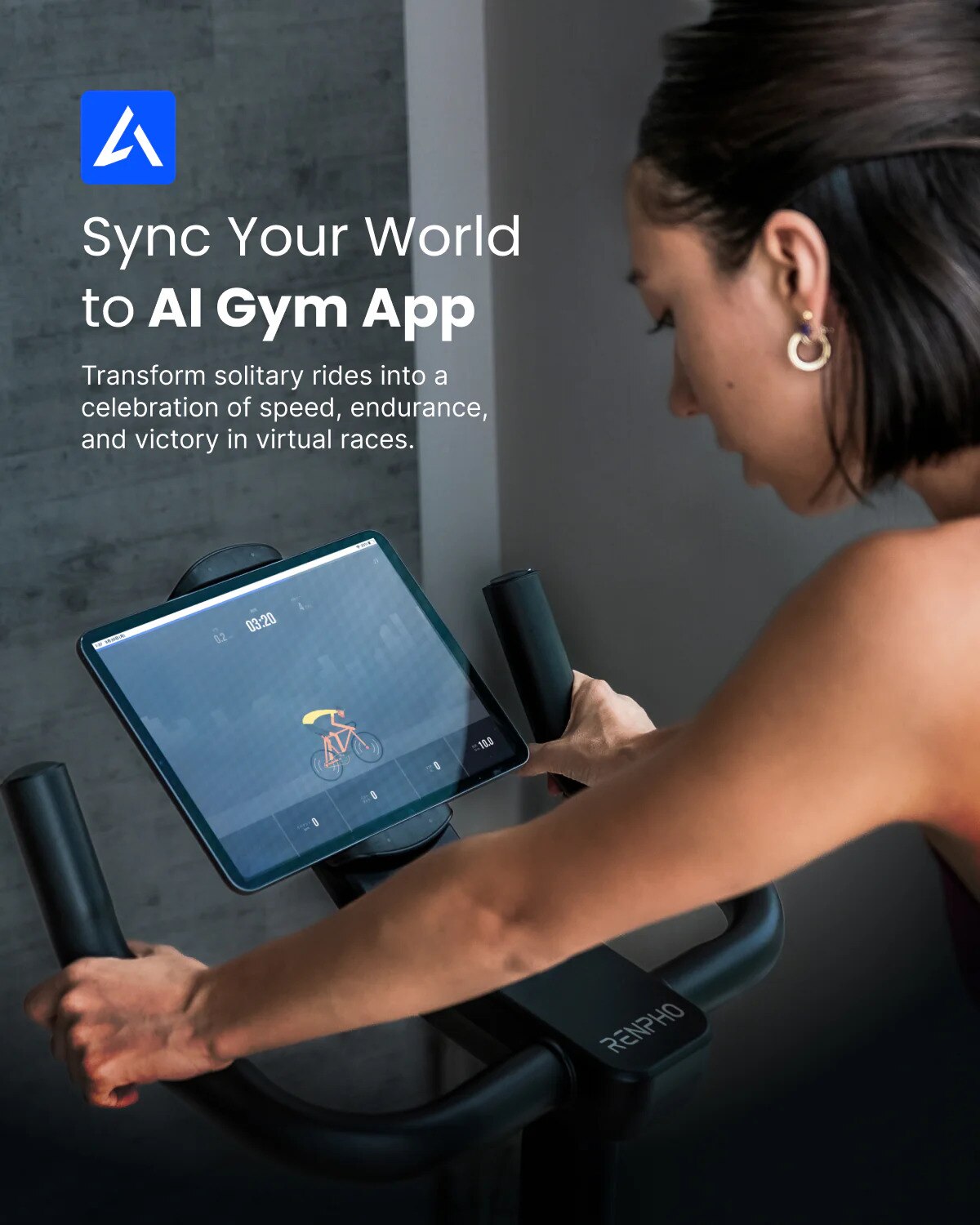 RENPHO AI Smart Bike
