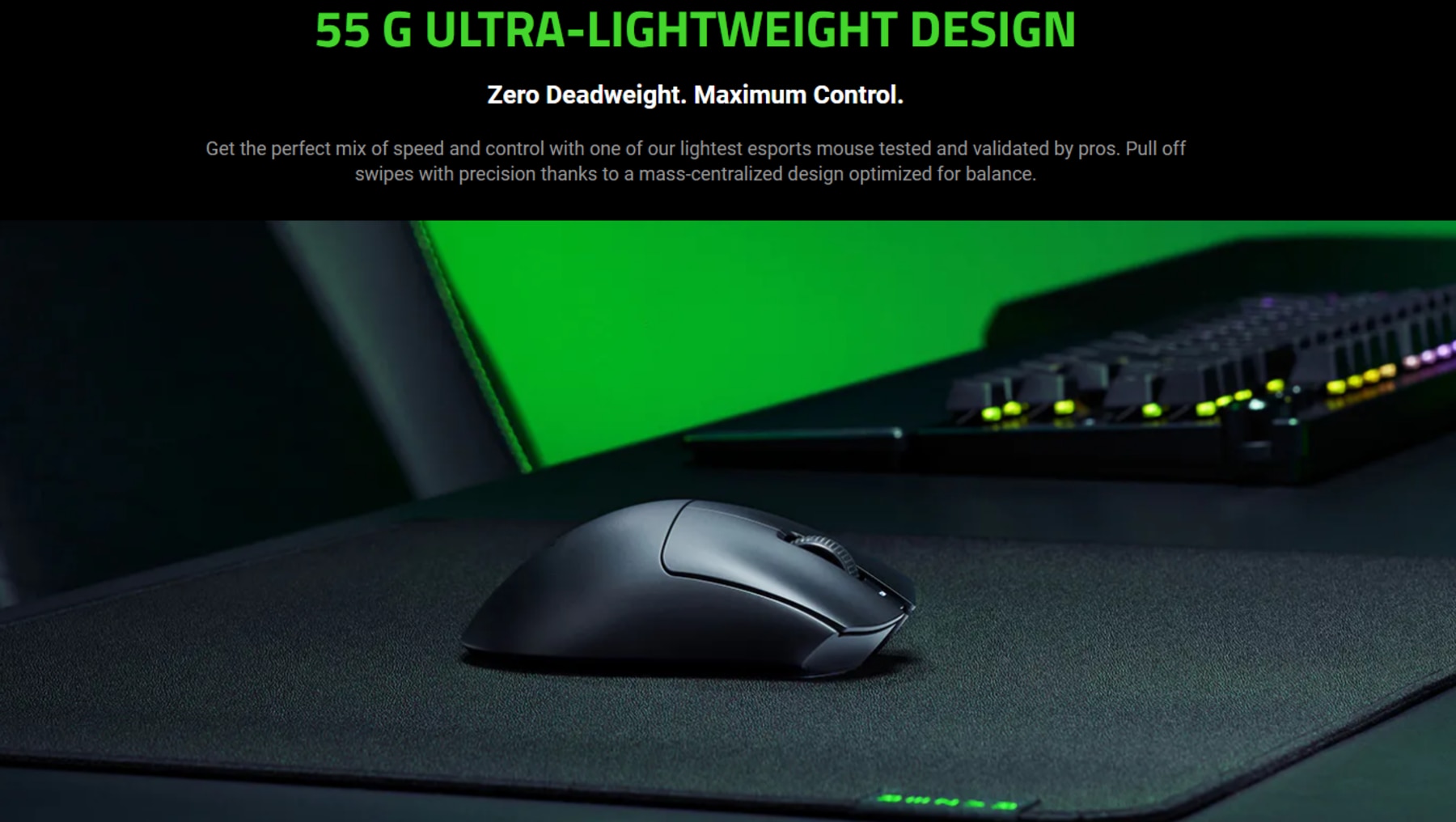 Razer Deathadder V3 HyperSpeed Ultra-lightweight Wireless Ergonomic Gaming Mouse