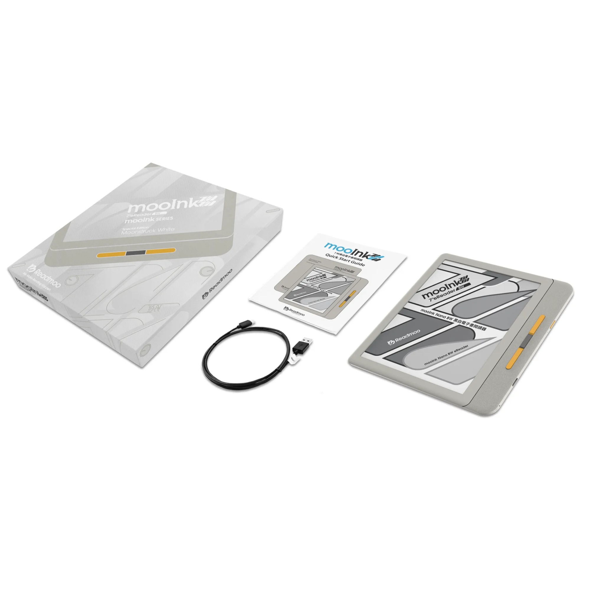Readmoo 7 吋 mooInk Nana 黑白電子書閲讀器