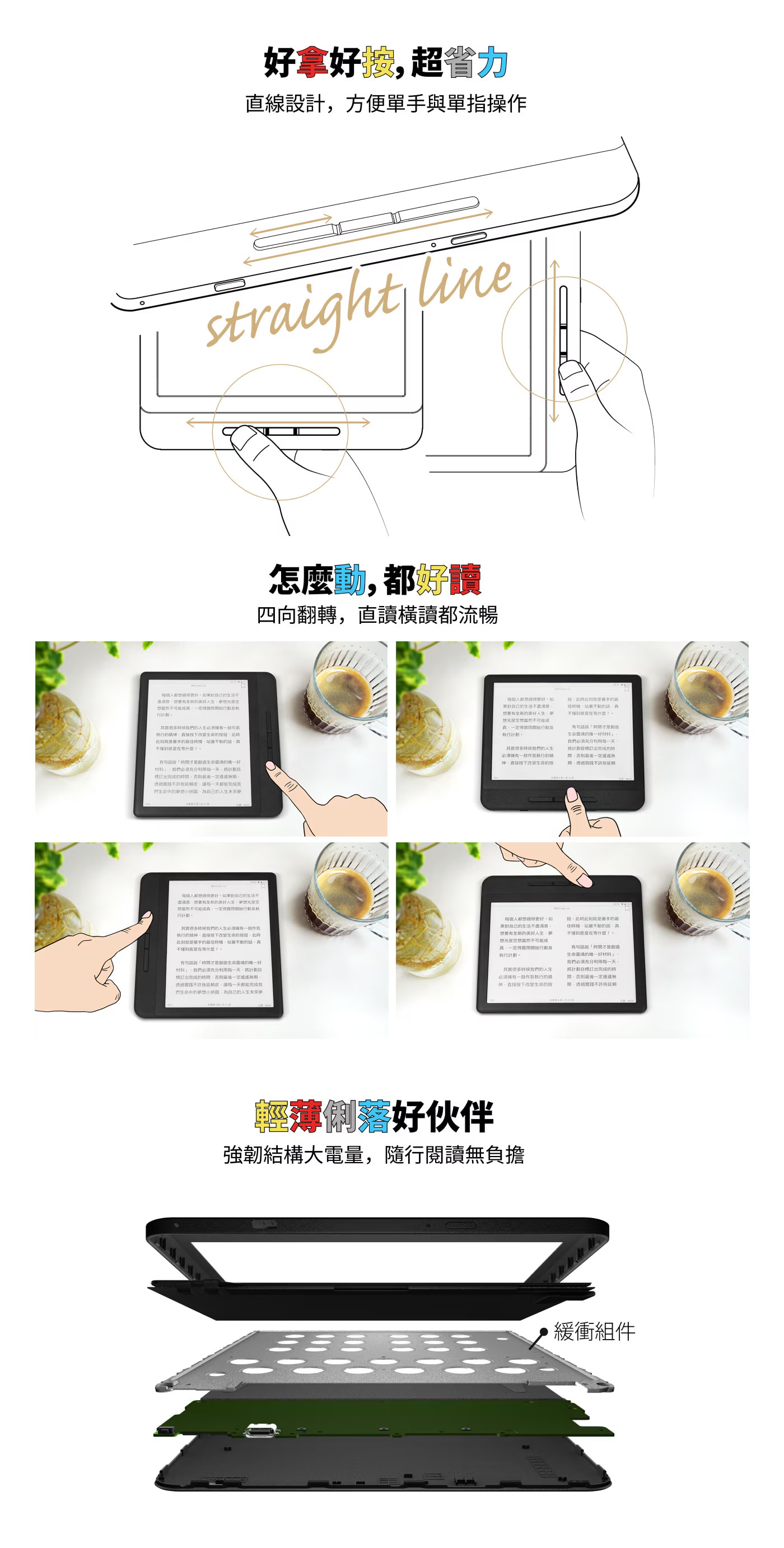 Readmoo 7 吋 mooInk Nana 彩色電子書閲讀器