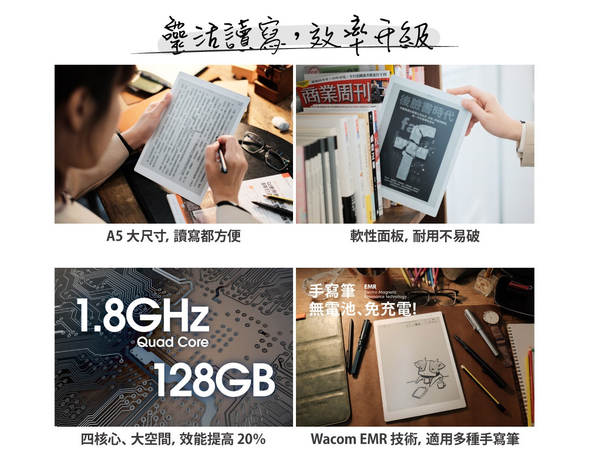 Readmoo mooInk Pro2 10.3 吋電子書閱讀器