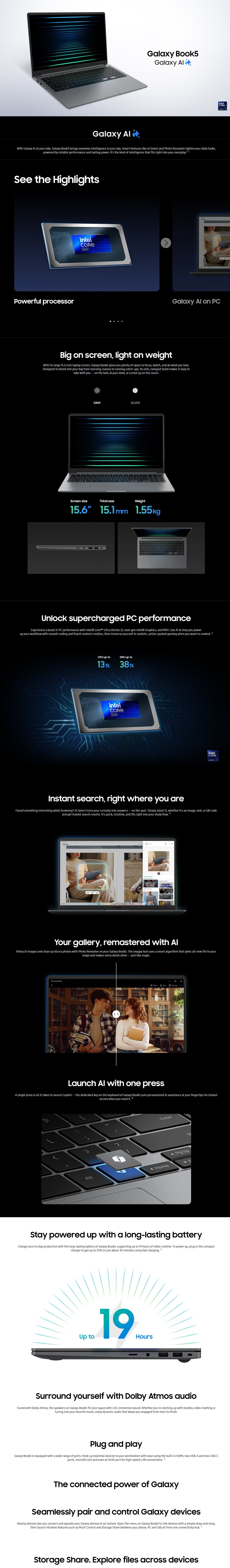 SAMSUNG Galaxy Book5 Notebook